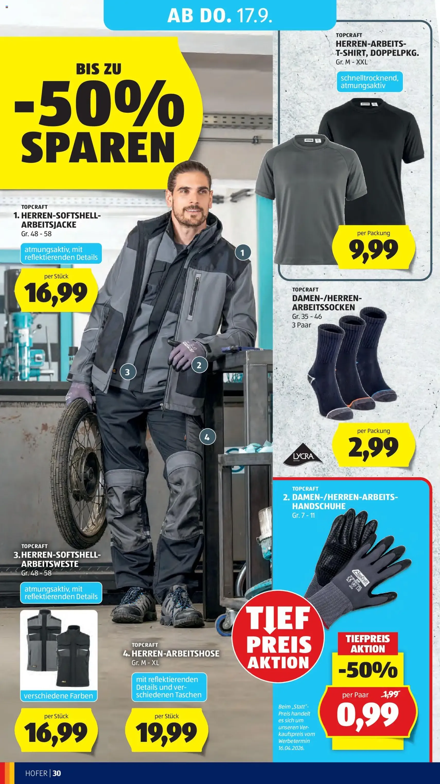 Hofer Flugblatt - Gültiger Prospekt ab 11.09.2026, Seite 40 von insgesamt 47