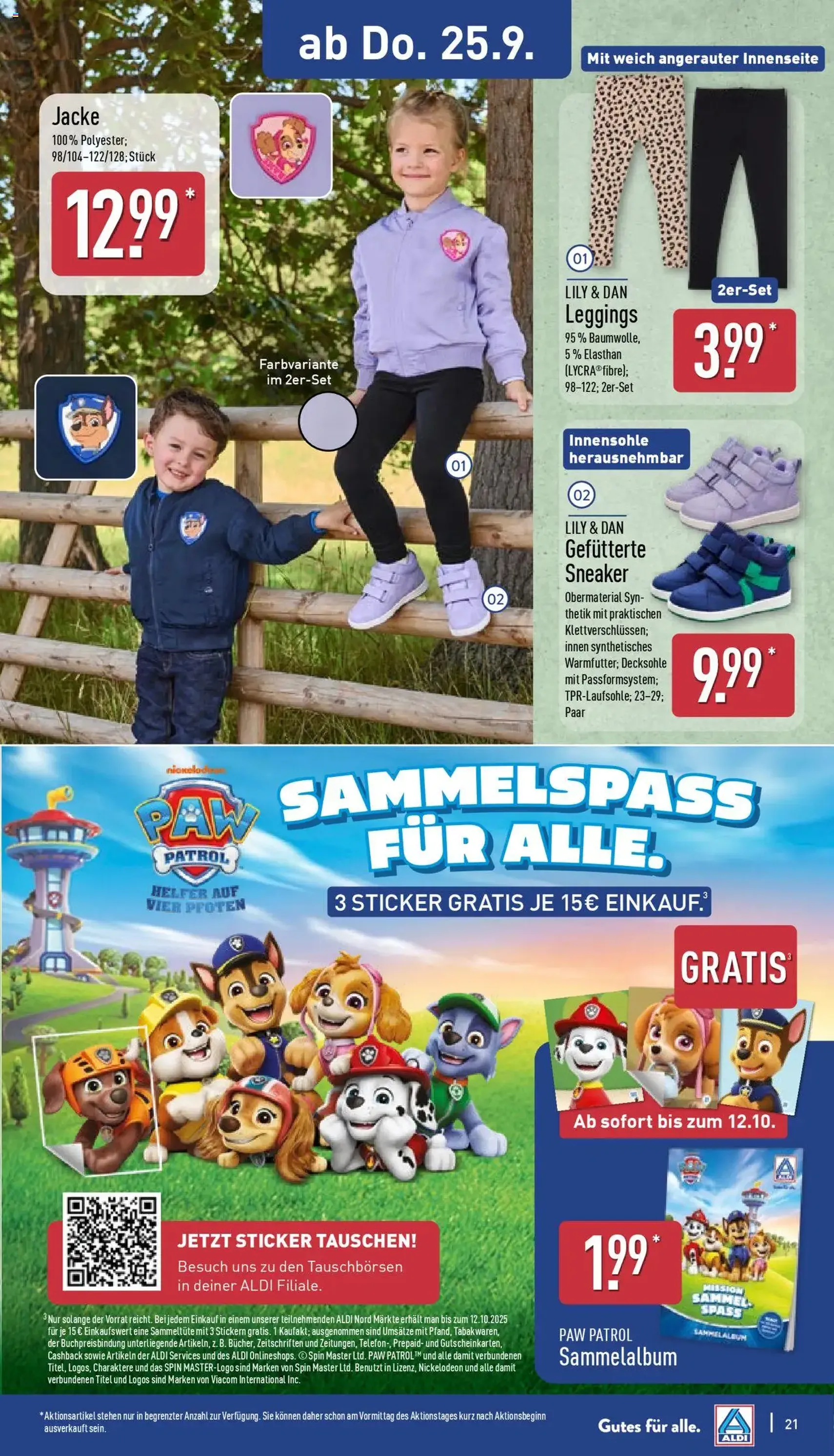 Aldi Prospekt - Gültiger Prospekt ab 22.09.2025, Seite 25 von insgesamt 43