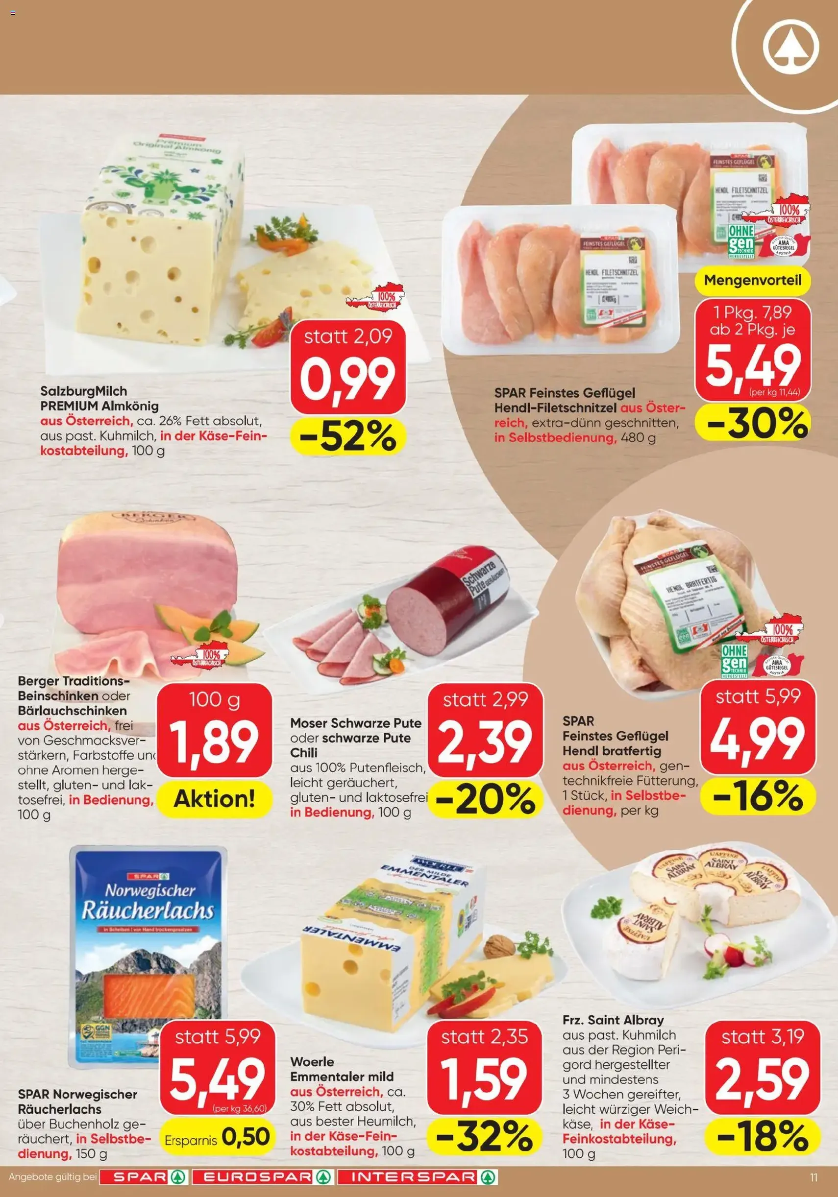 Spar - Flugblatt - Gültiger Prospekt ab 21.05.2026, Seite 11 von insgesamt 24
