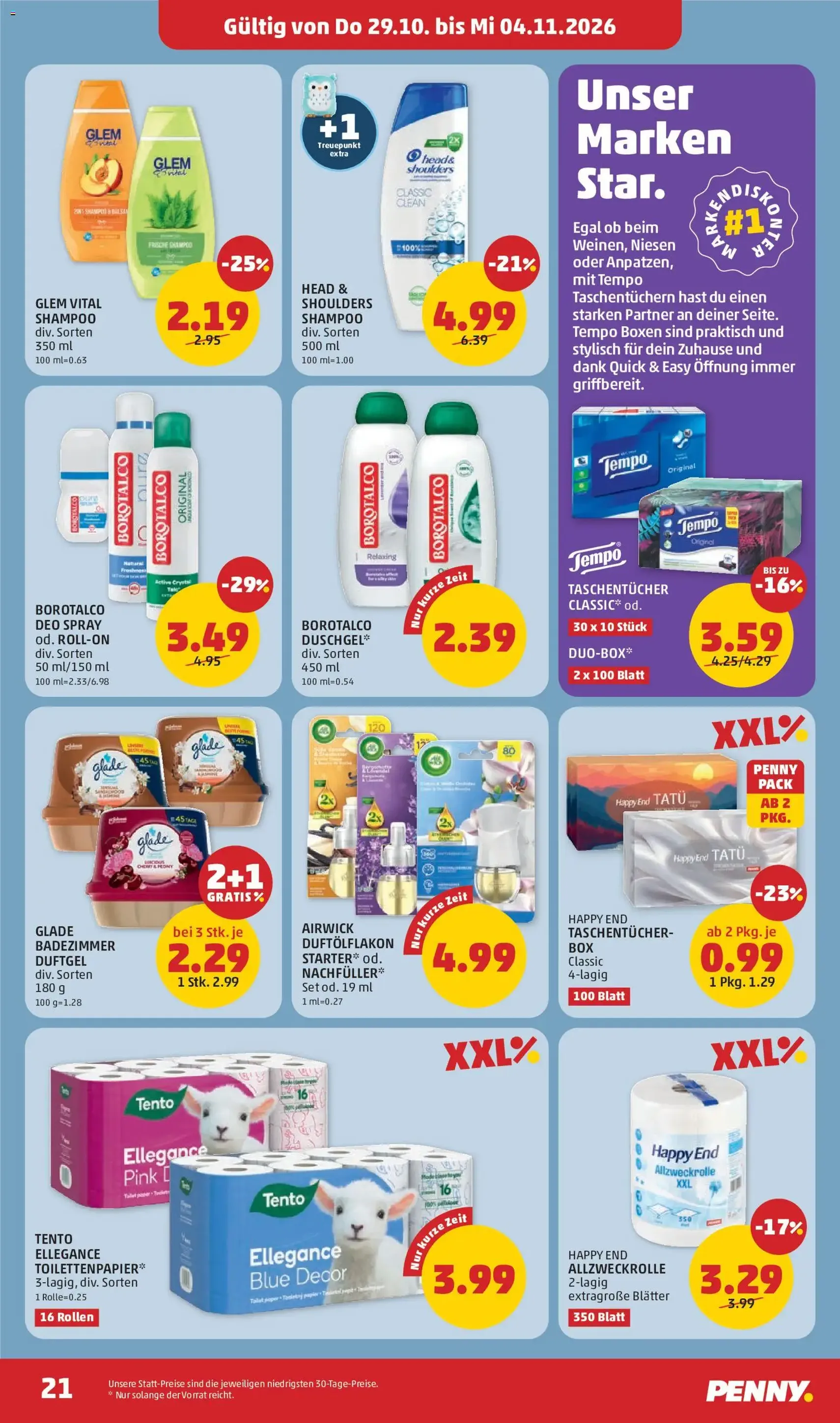 Penny Markt Flugblatt - Gültiger Prospekt ab 29.10.2026, Seite 21 von insgesamt 36