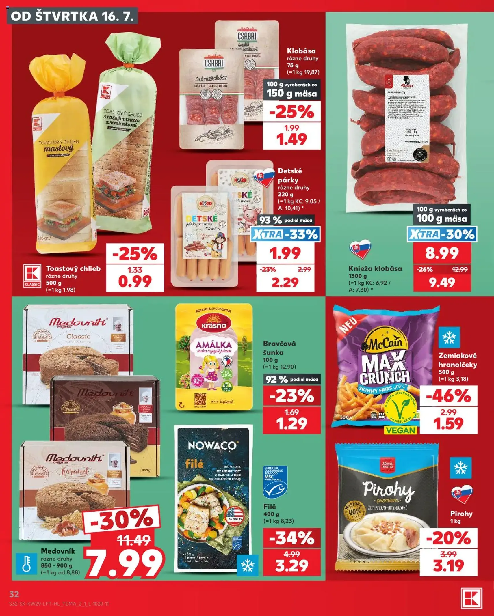 Kaufland leták - platný leták od 16.07.2026 strana 32 z 86