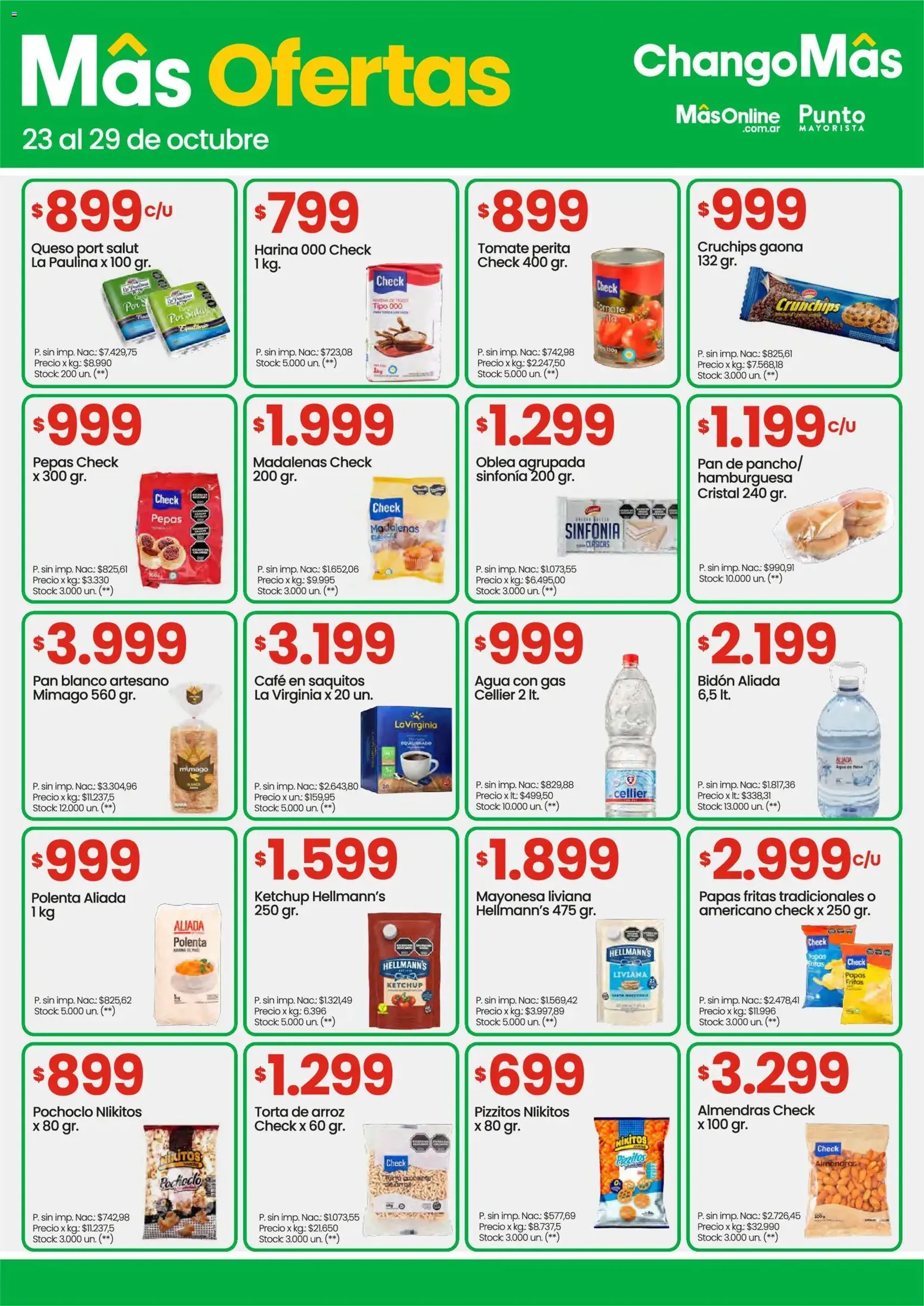 Punto Mayorista catálogo - folleto válido desde 23/10/2025 página 7 de 13 Punto Mayorista catálogo - folleto válido desde 23/10/2025 página 7 de 13