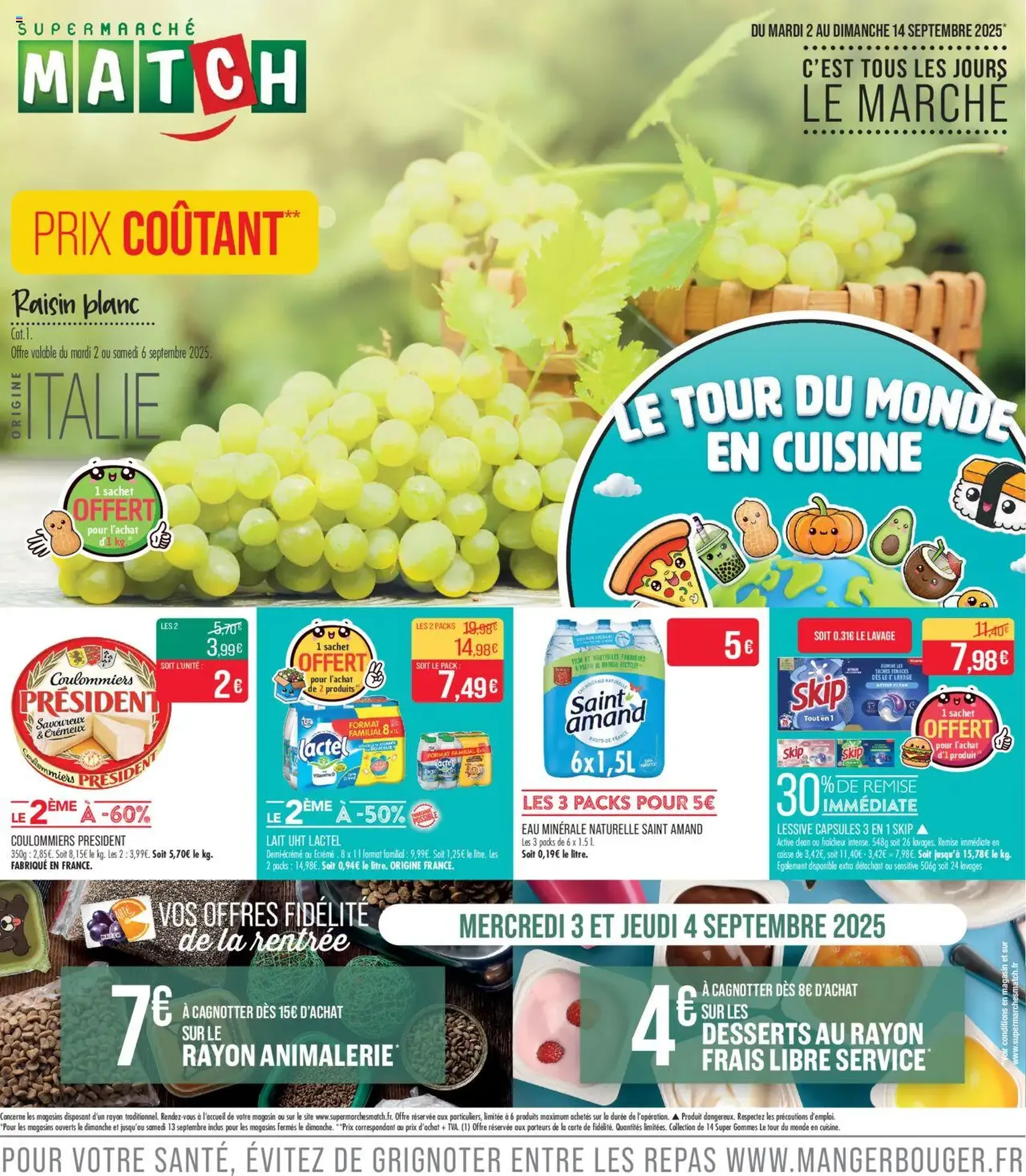 Match Supermarché catalogue - brochure valable à partir du 02/09/2025, page 1 sur 26 Match Supermarché catalogue - brochure valable à partir du 02/09/2025, page 1 sur 26