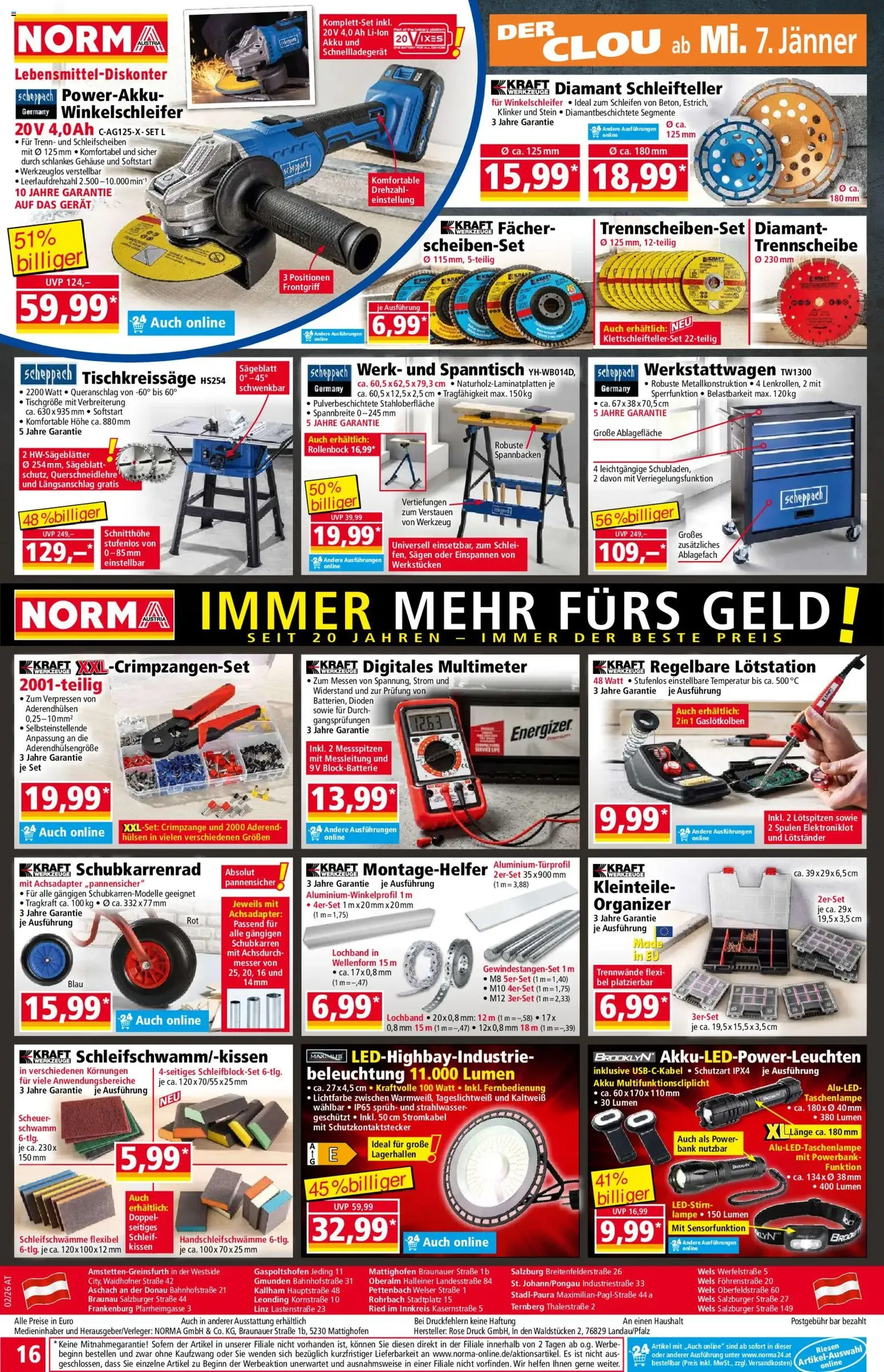 Norma Flugblatt - Gültiger Prospekt ab 05.01.2025, Seite 16 von insgesamt 20