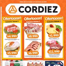 Vista previa del folleto Cordiez ofertas válido desde 02/10/2025