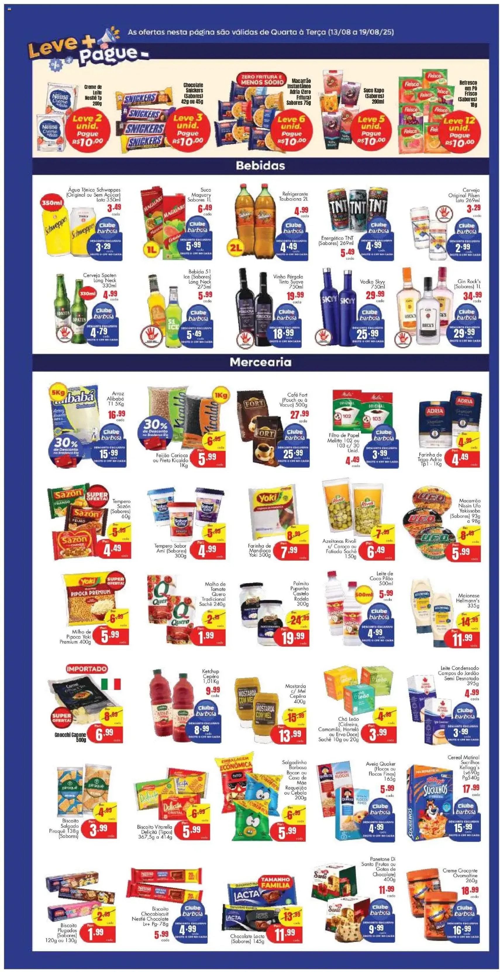 Barbosa Supermercados - Ofertas da semana - folheto válido a partir de 13/08/2025 página 3 de 4