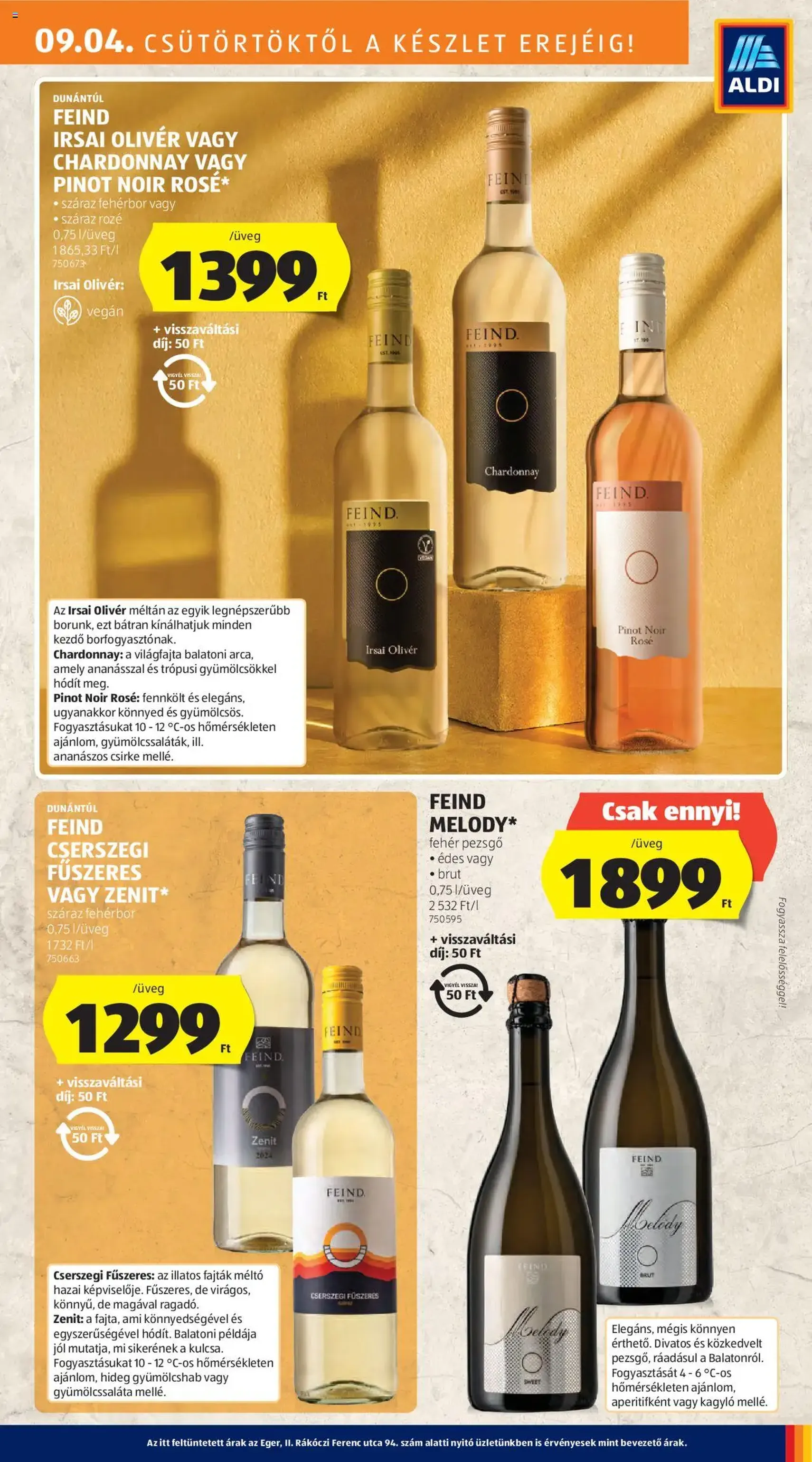 Aldi Akciós újság - 2025.09.04. érvényes szórólap 17 oldal 45 oldalból Aldi Akciós újság - 2025.09.04. érvényes szórólap 17 oldal 45 oldalból