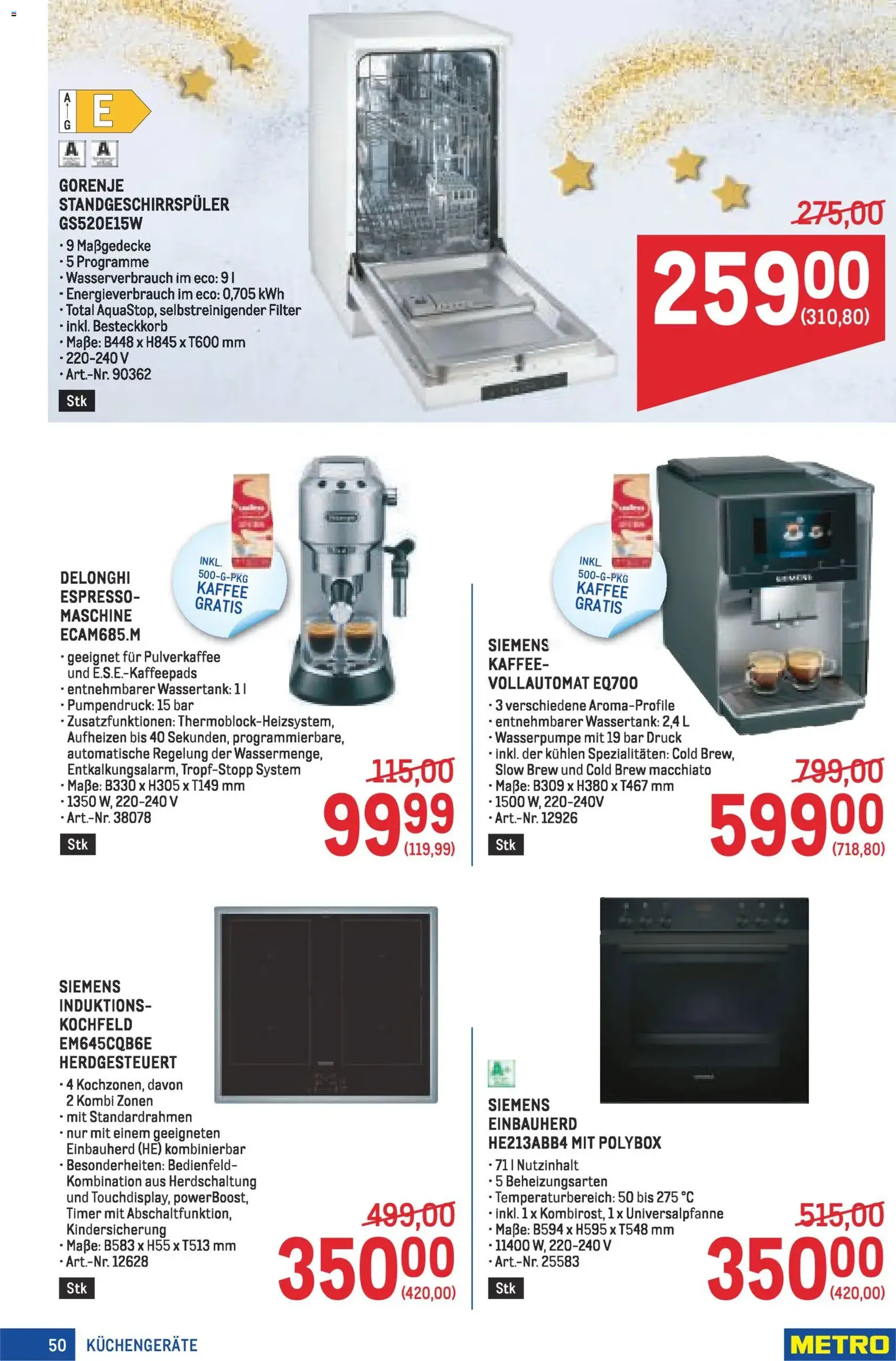 Metro angebote Profi - Gültiger Prospekt ab 27.11.2025, Seite 50 von insgesamt 64