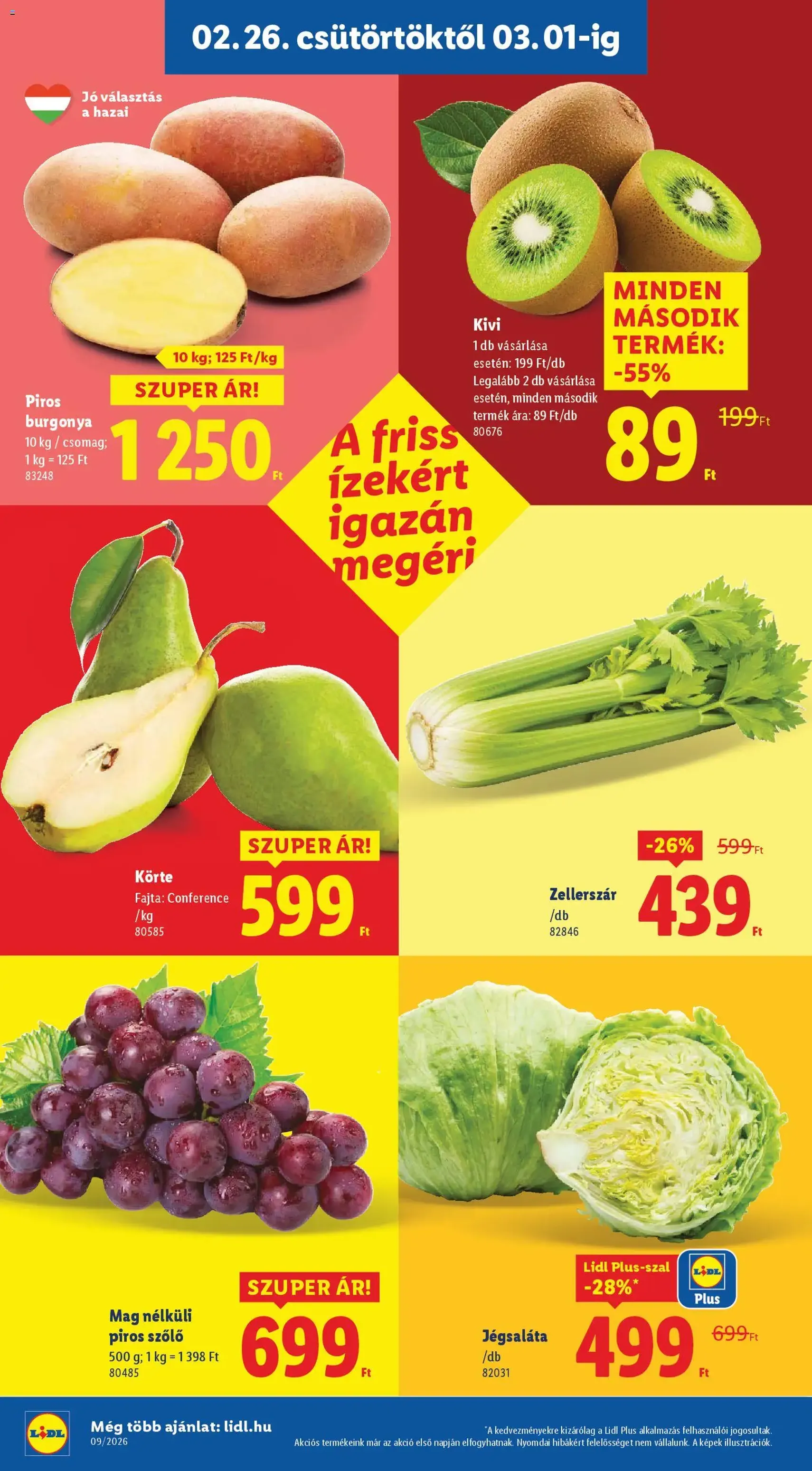 Lidl Akciós újság - 2026.02.26. érvényes szórólap 4 oldal 80 oldalból