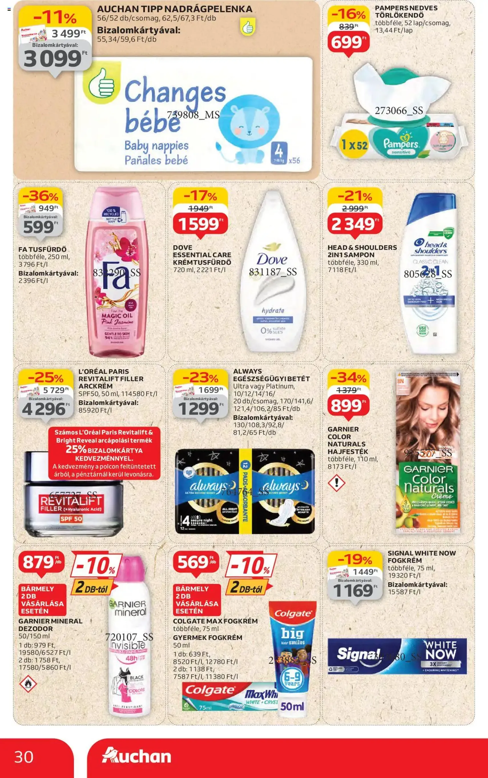 Auchan Akciós újság - 2025.07.24. érvényes szórólap 30 oldal 60 oldalból