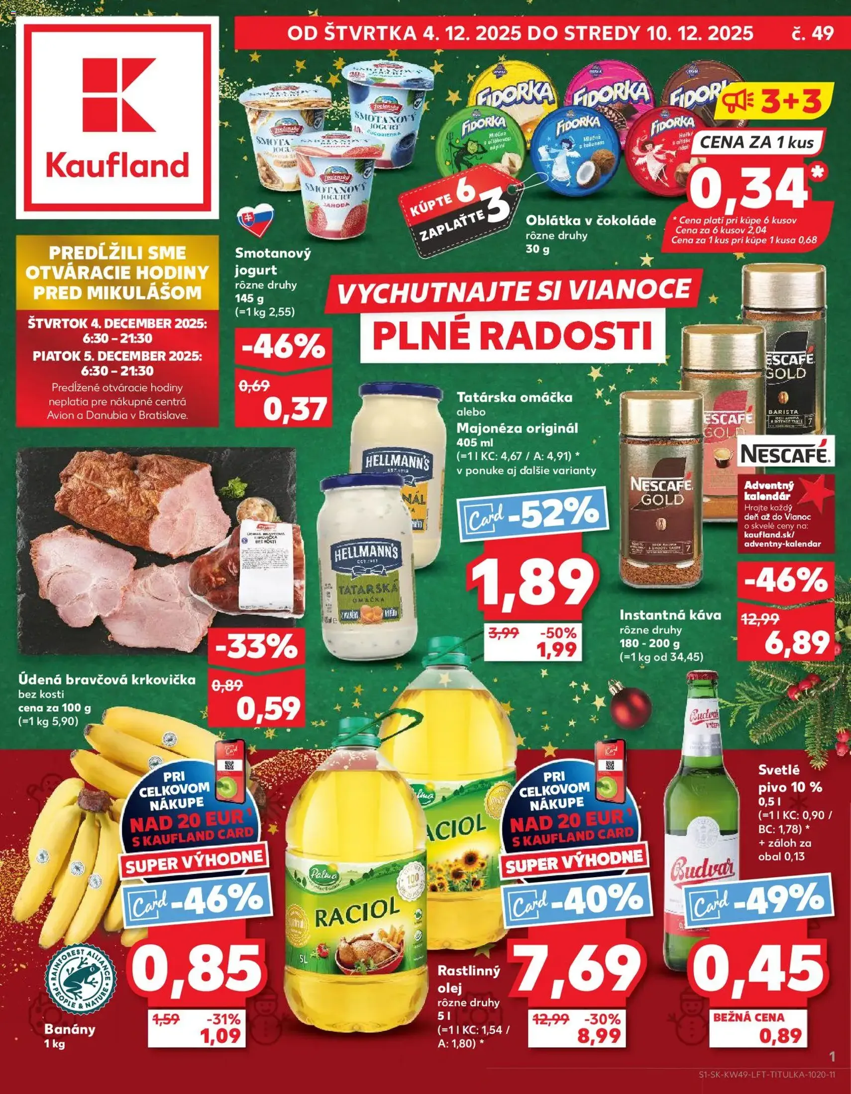 Kaufland SK Akciós újság - 2025.12.04. érvényes szórólap 1 oldal 80 oldalból