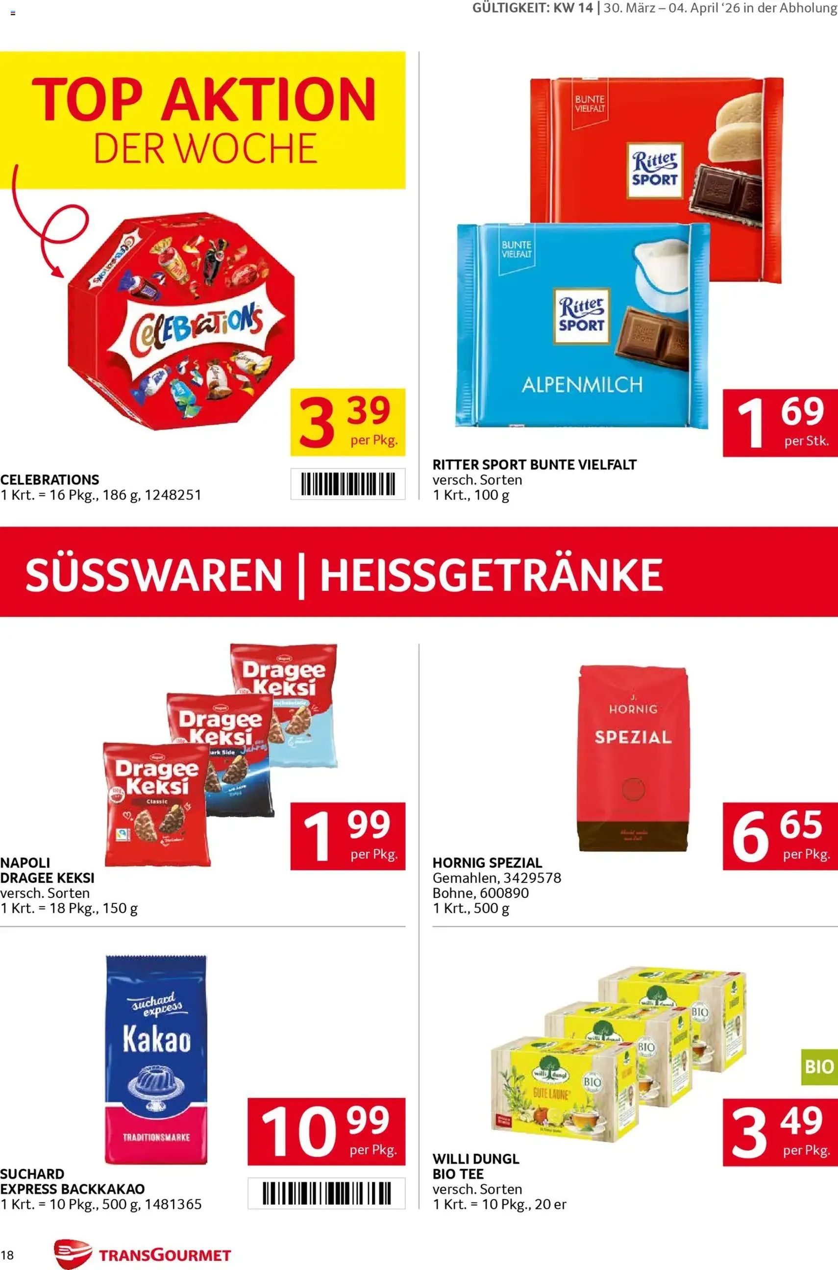 Transgourmet Flugblatt - Gültiger Prospekt ab 30.03.2026, Seite 17 von insgesamt 31