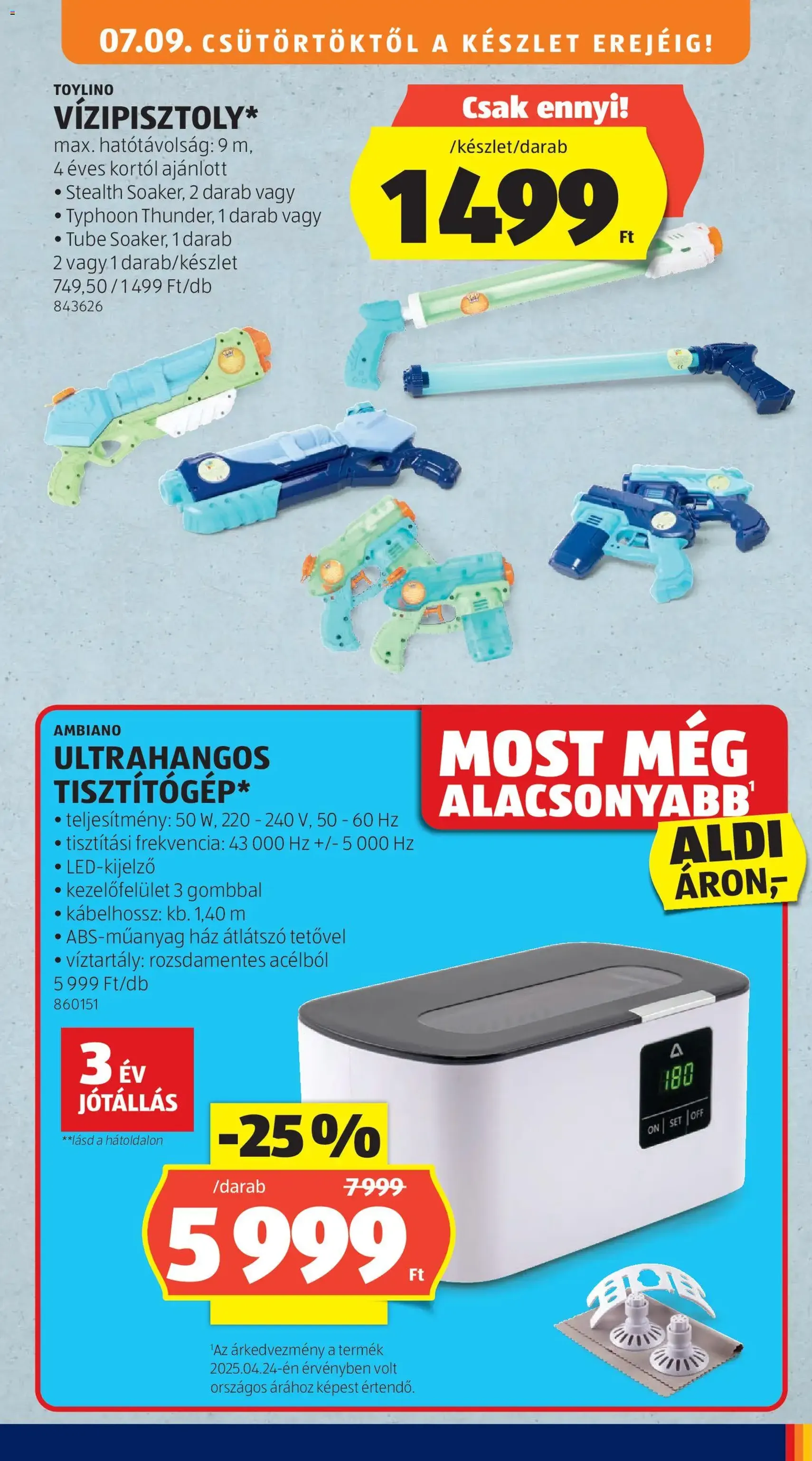 Aldi akciós újság - 2026.07.09. érvényes szórólap 43 oldal 56 oldalból