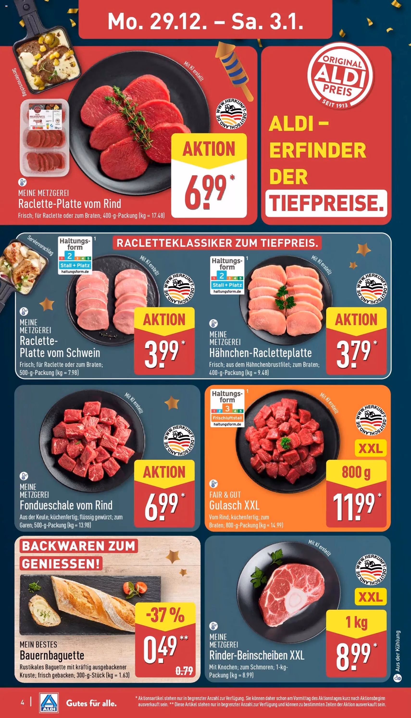 Aldi Prospekt - Gültiger Prospekt ab 29.12.2025, Seite 4 von insgesamt 32