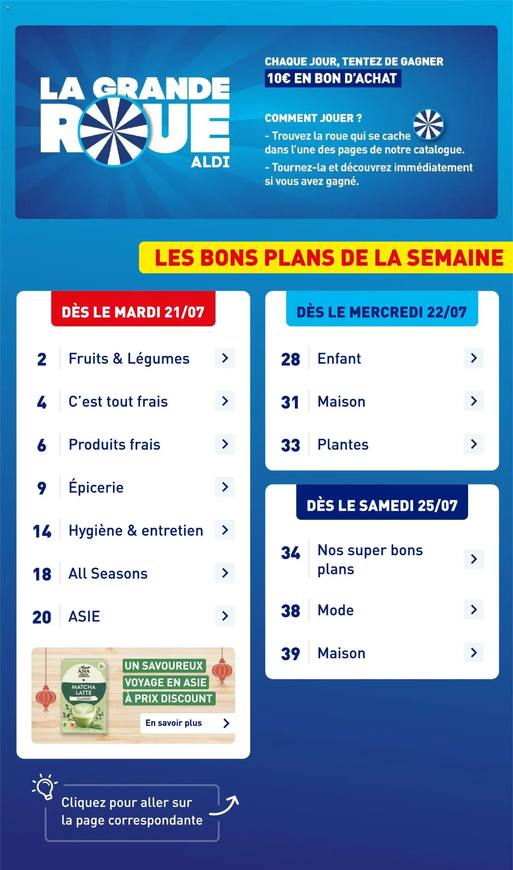 Aldi catalogue - brochure valable à partir du 21/07/2026, page 3 sur 45