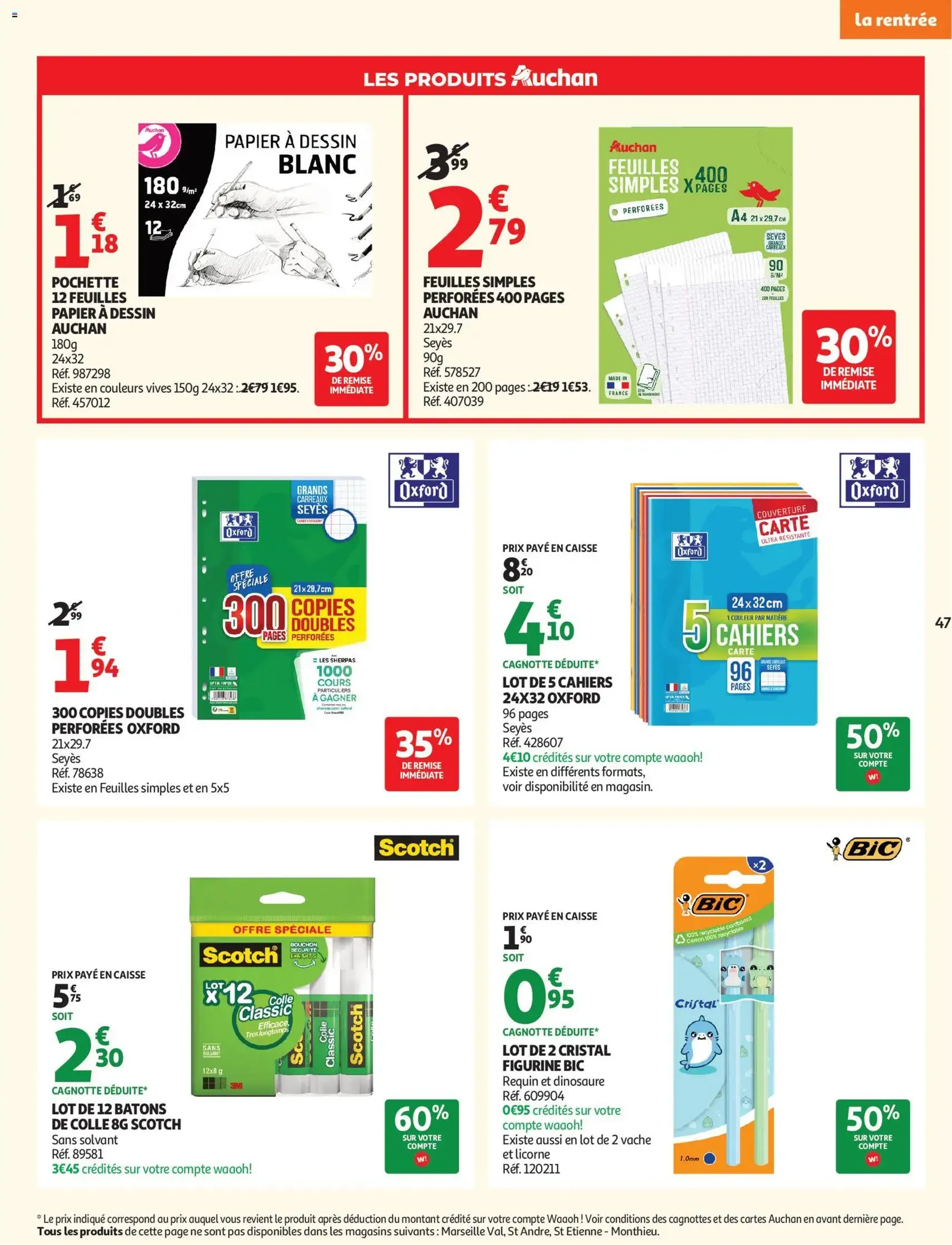Auchan folder / publicité - geldige folder vanaf 28/07/2026 pagina 47 van 54