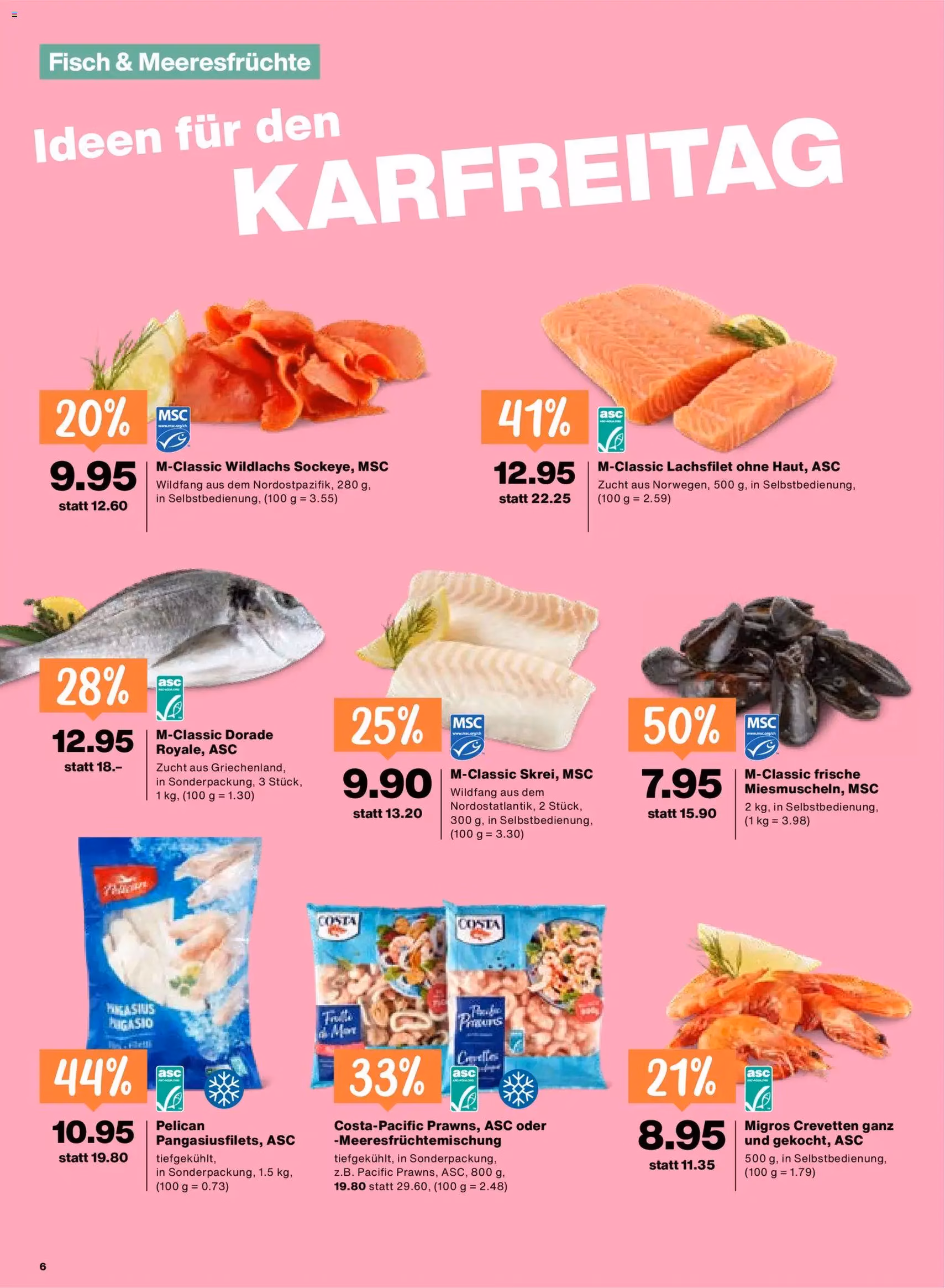 Migros aktionen - Gültiger Prospekt ab 02.04.2026, Seite 6 von insgesamt 24