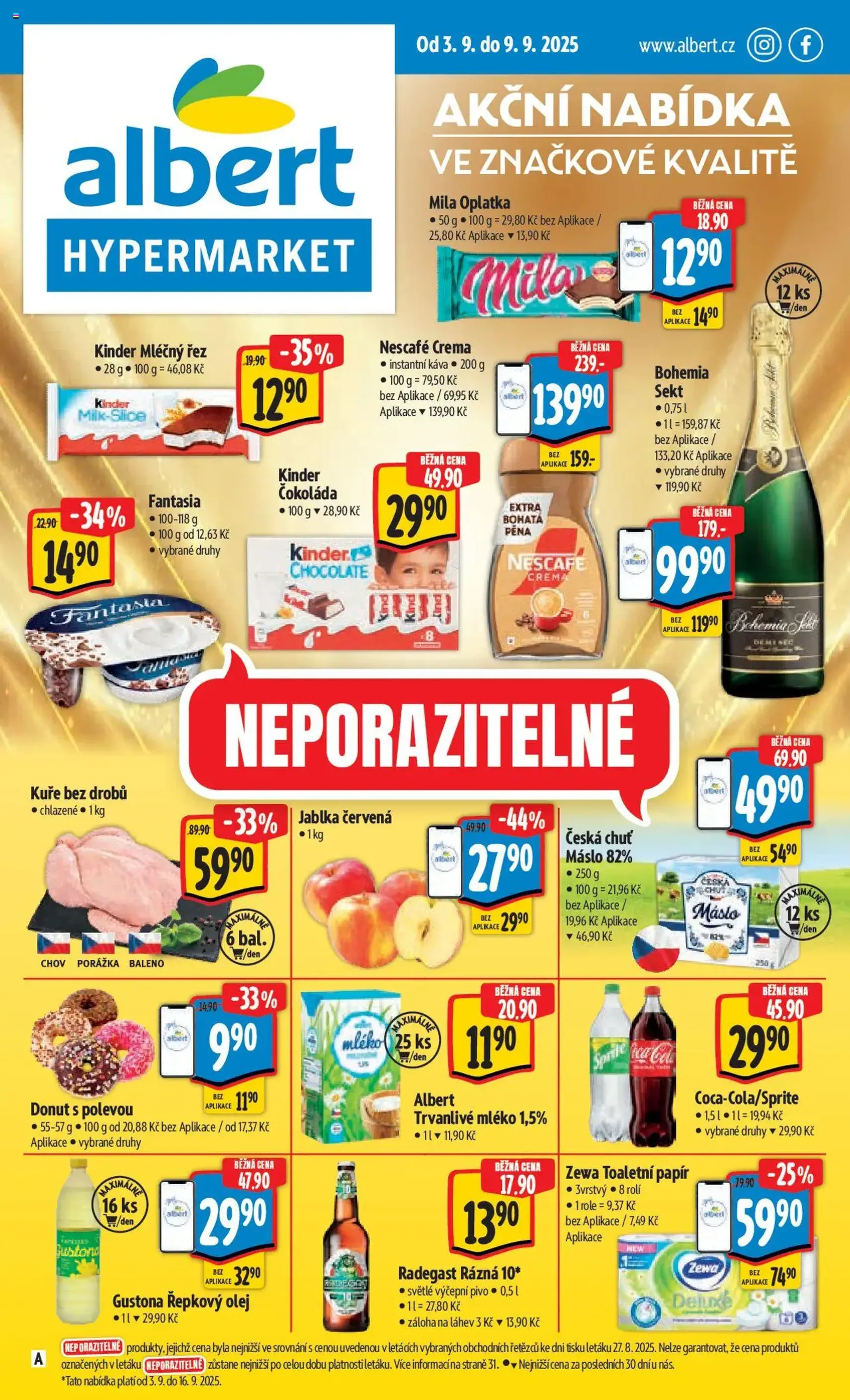 Albert leták - Hypermarket - platný leták od 03.09.2025 strana 1 z 49 Albert leták - Hypermarket - platný leták od 03.09.2025 strana 1 z 49