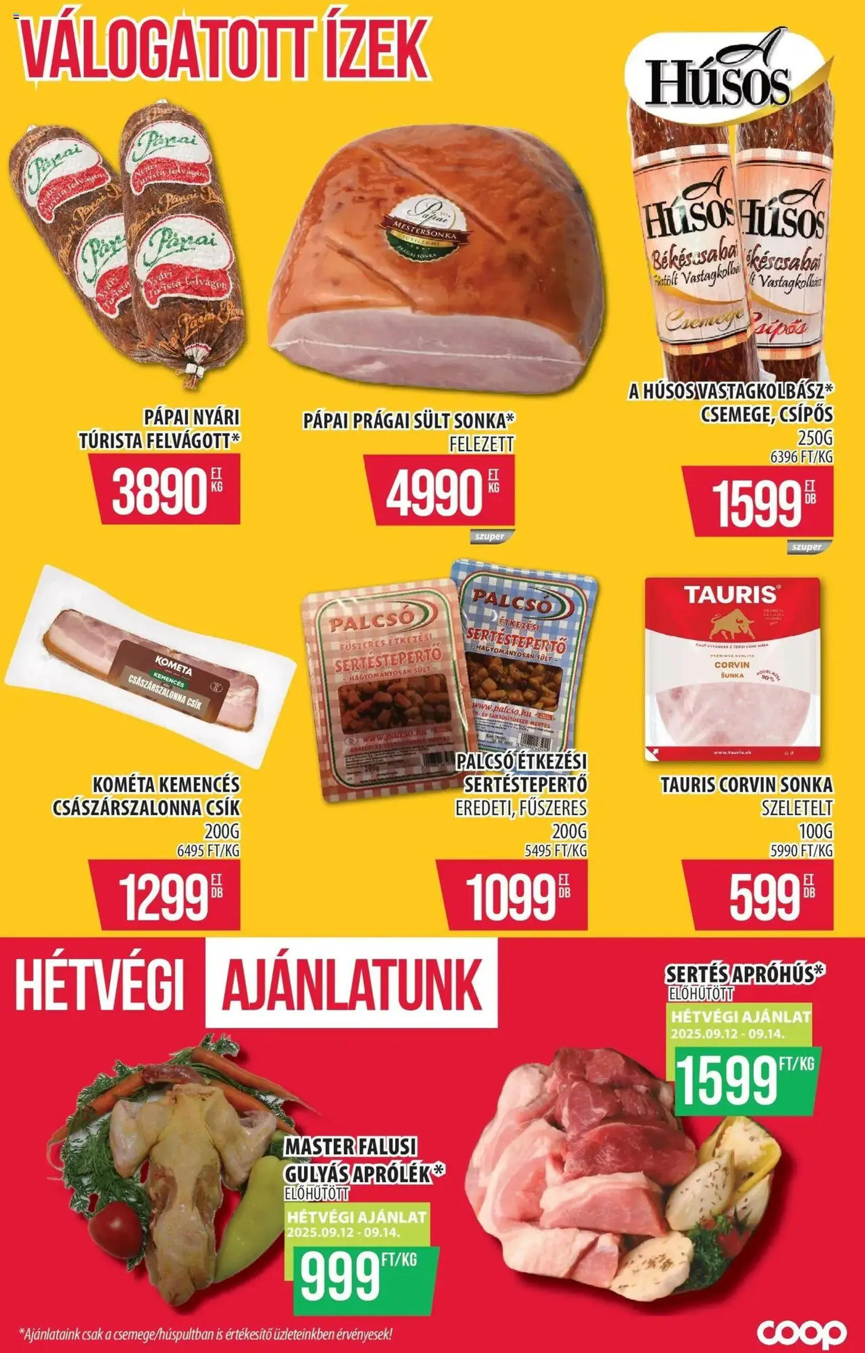 COOP Szolnok Akciós újság - 2025.09.11. érvényes szórólap 8 oldal 17 oldalból