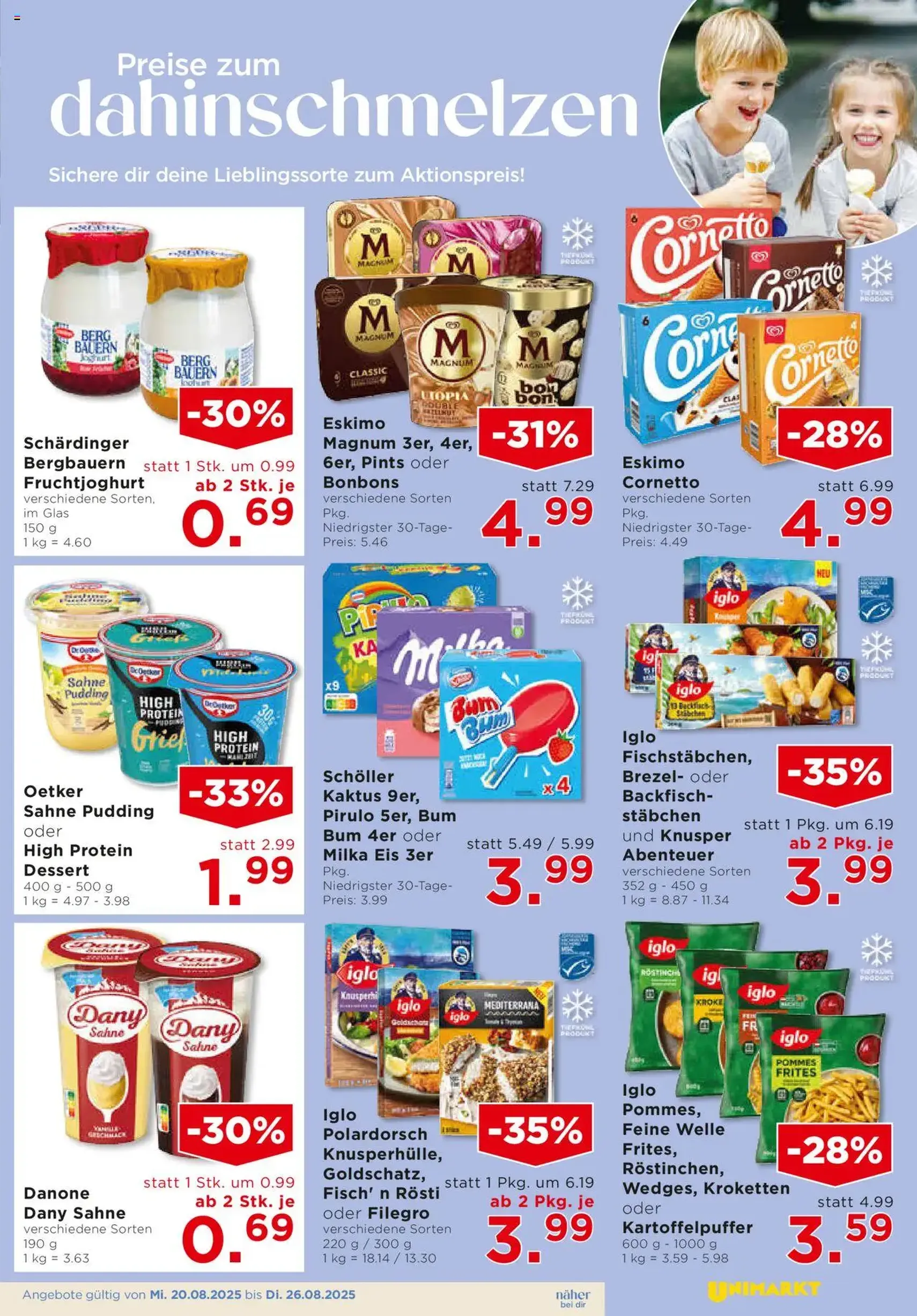 Unimarkt Flugblatt - Gültiger Prospekt ab 20.08.2025, Seite 11 von insgesamt 16 Unimarkt Flugblatt - Gültiger Prospekt ab 20.08.2025, Seite 11 von insgesamt 16