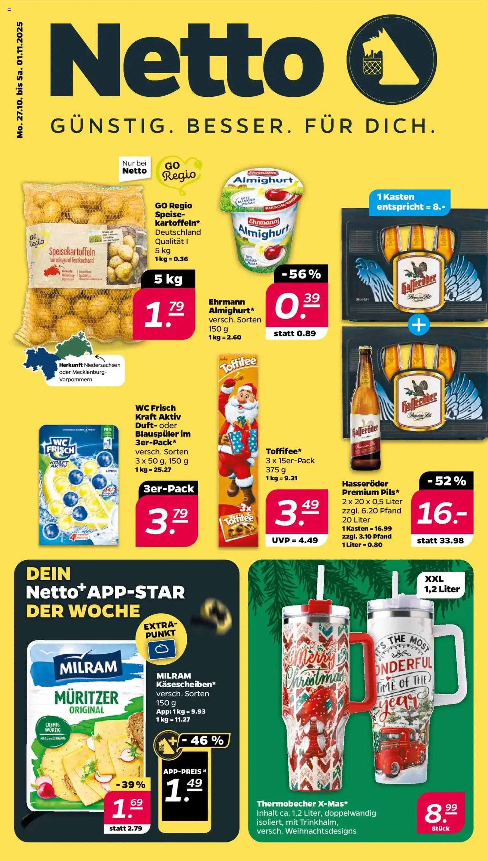 Netto Prospekt - Gültiger Prospekt ab 27.10.2025, Seite 1 von insgesamt 37 Netto Prospekt - Gültiger Prospekt ab 27.10.2025, Seite 1 von insgesamt 37