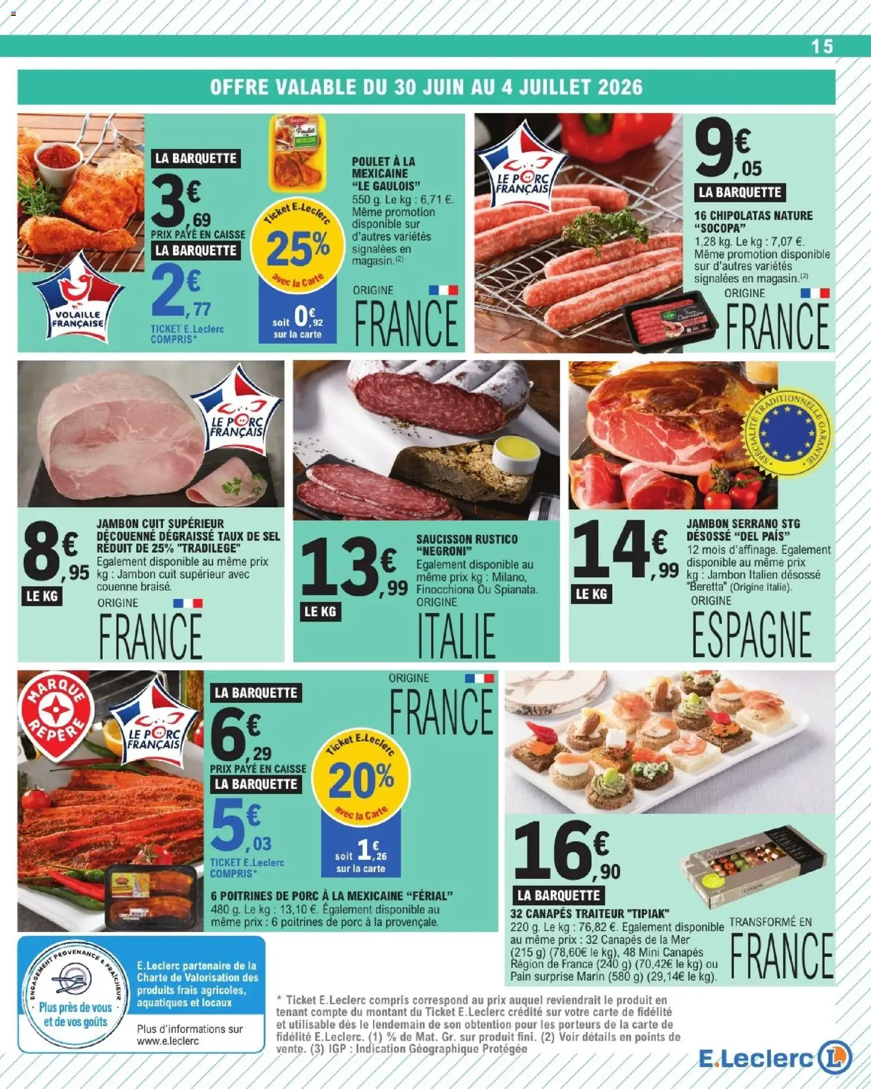 E.Leclerc catalogue - brochure valable à partir du 30/06/2026, page 15 sur 36