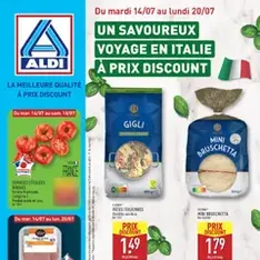 Aldi catalogue - Prévisualisation du catalogue valable à partir du 14/07/2026