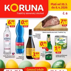 Koruna leták - náhľad letáku platný od 20.03.2026