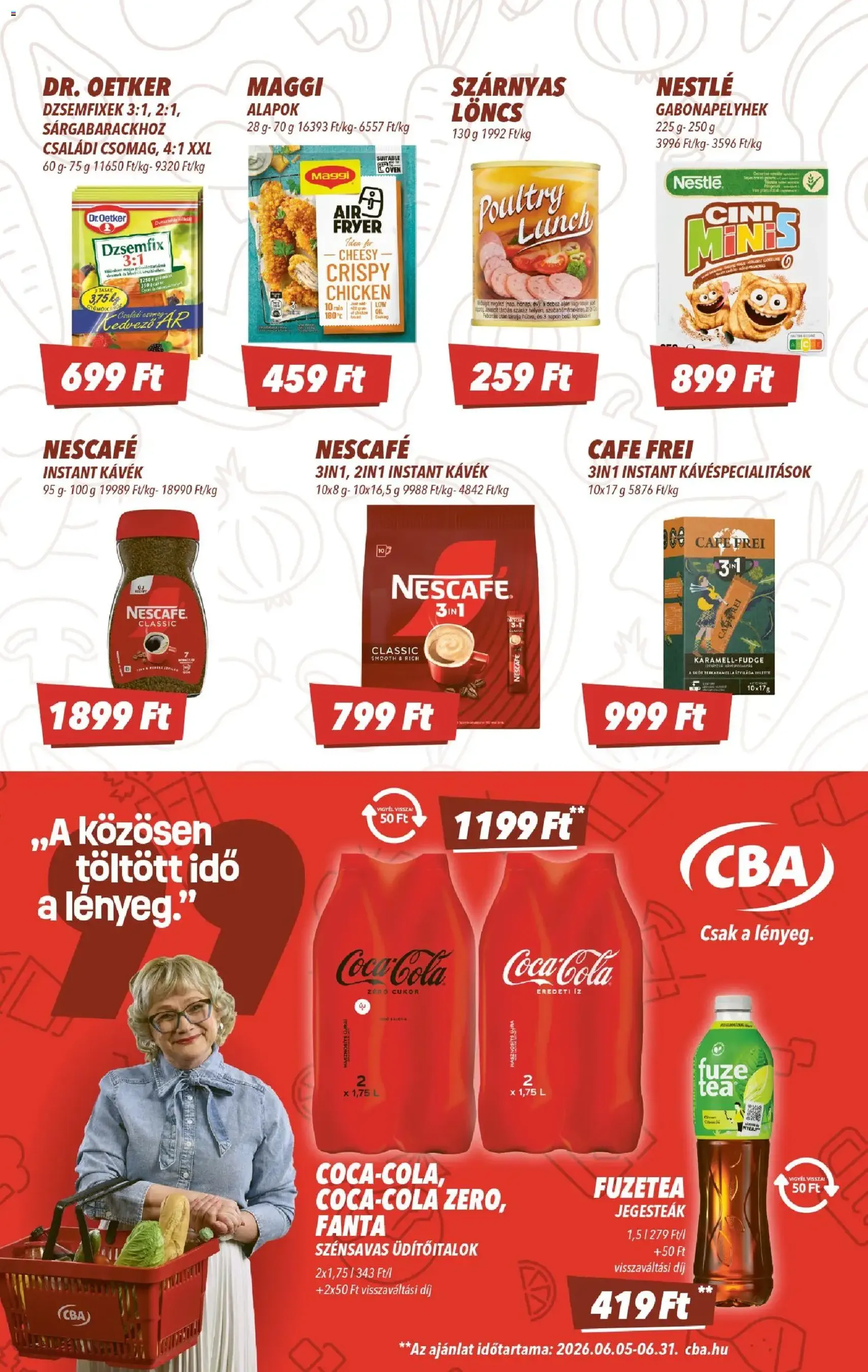 CBA akciós újság - 2026.06.11. érvényes szórólap 3 oldal 8 oldalból