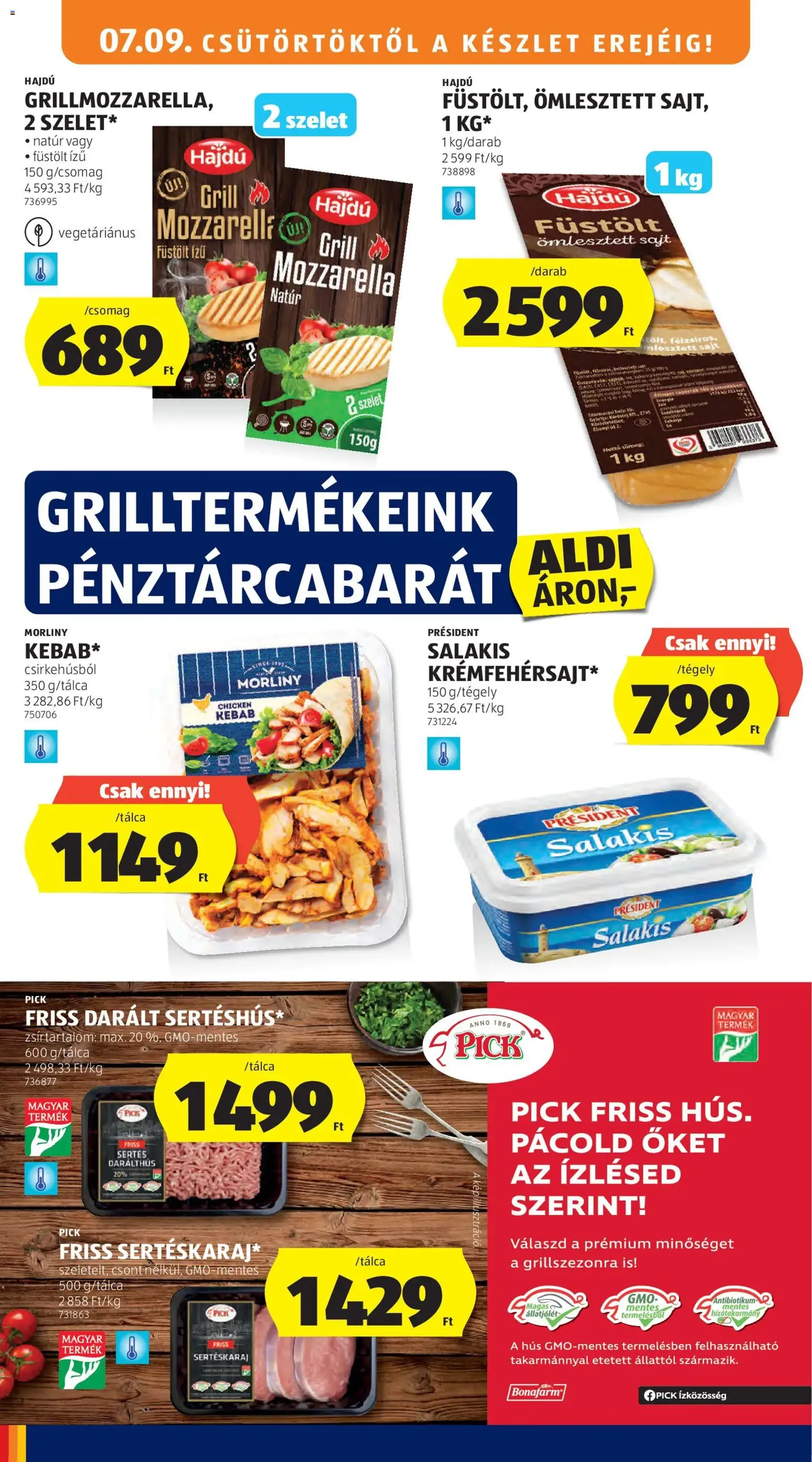 Aldi akciós újság - 2026.07.09. érvényes szórólap 12 oldal 56 oldalból