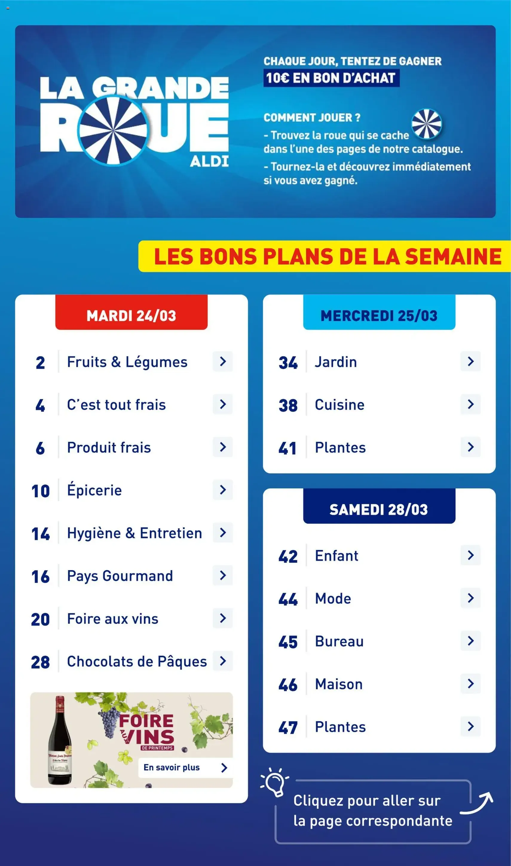 Aldi - Catalogue de la semaine 13 - brochure valable à partir du 24/03/2026, page 4 sur 53
