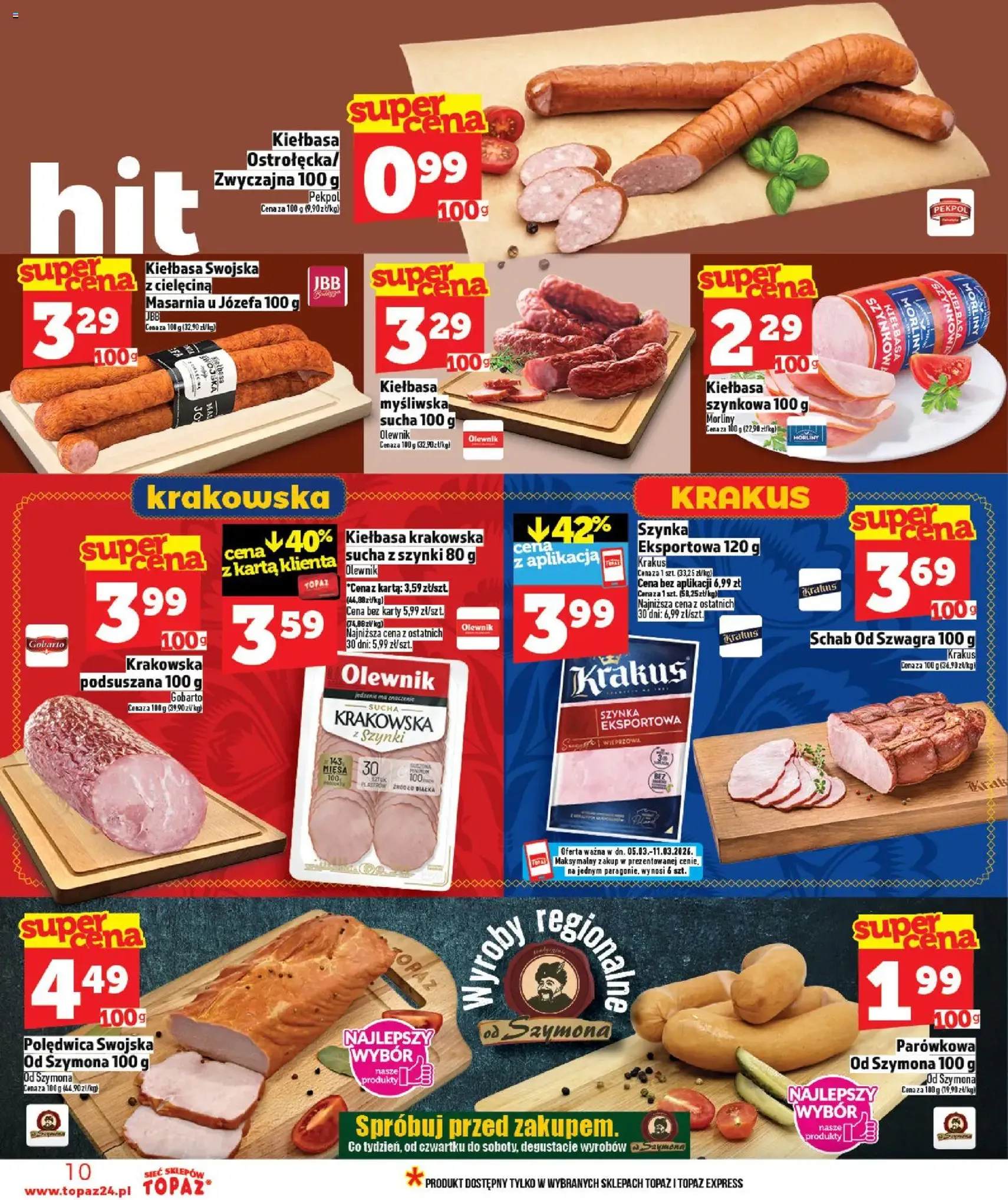 Topaz gazetka - ważny gazetka od 05.03.2026 strona 10 z 28