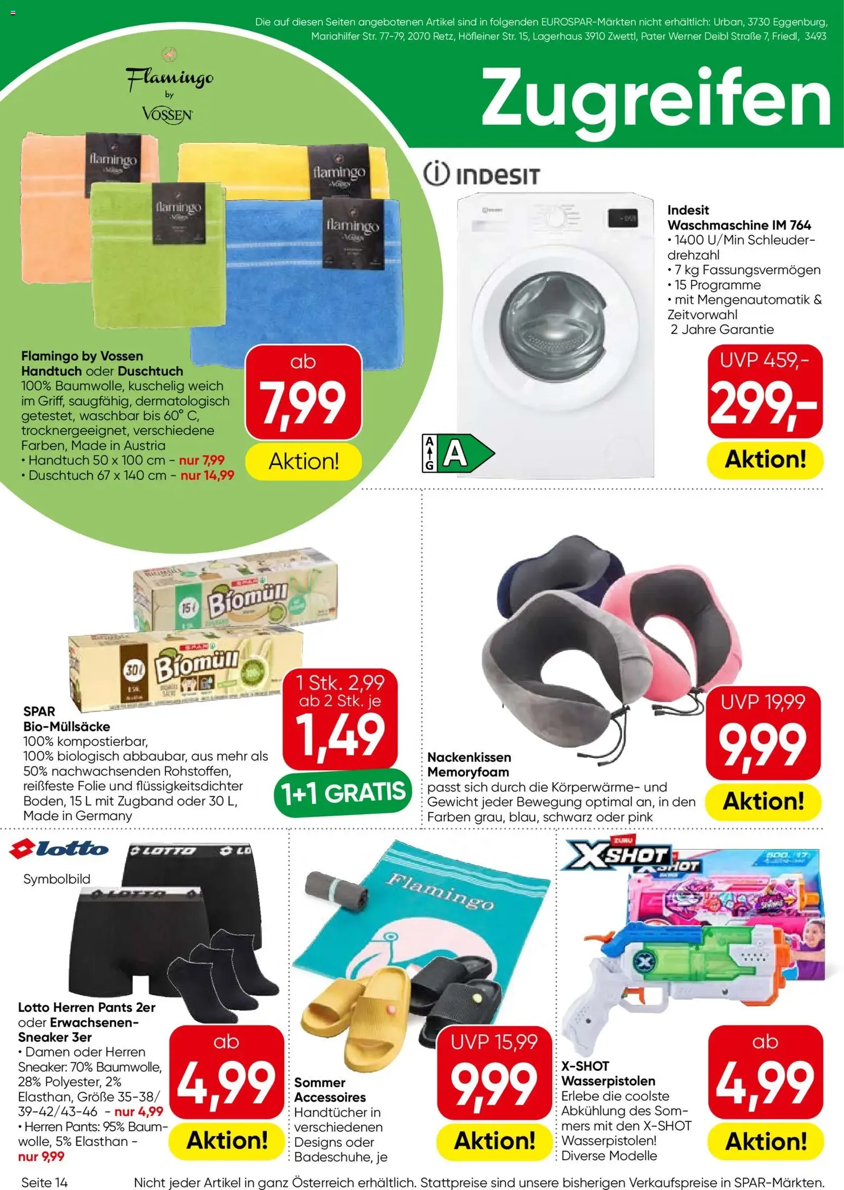 Eurospar Flugblatt - Gültiger Prospekt ab 07.05.2026, Seite 14 von insgesamt 16