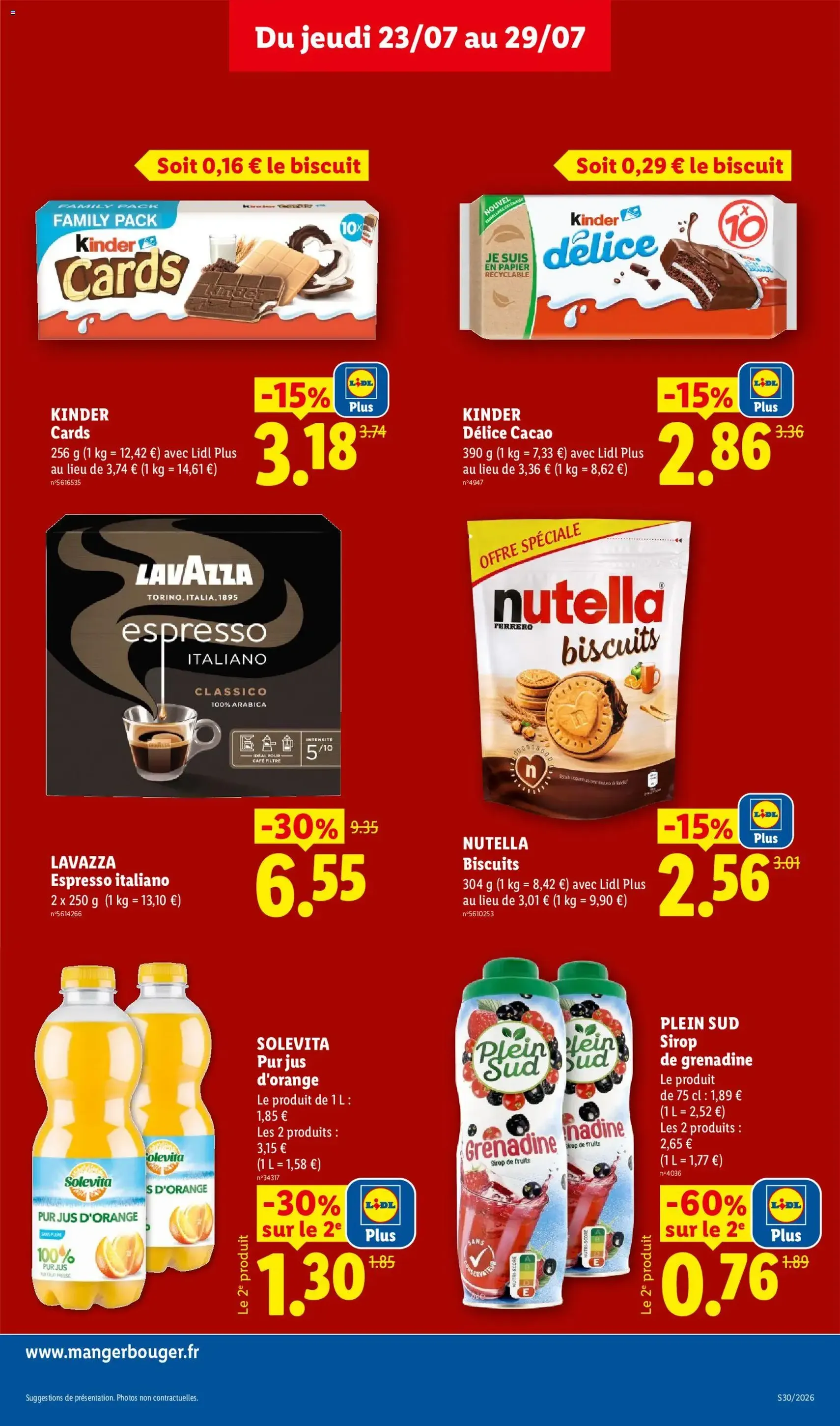 LIDL catalogue - brochure valable à partir du 23/07/2026, page 15 sur 64
