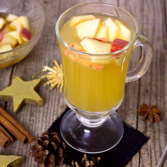 Anteprima ricetta Punch di mele in inverno Bevanda calda