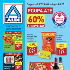Aldi folheto - pré-visualização do folheto, válido a partir de 28/07/2025