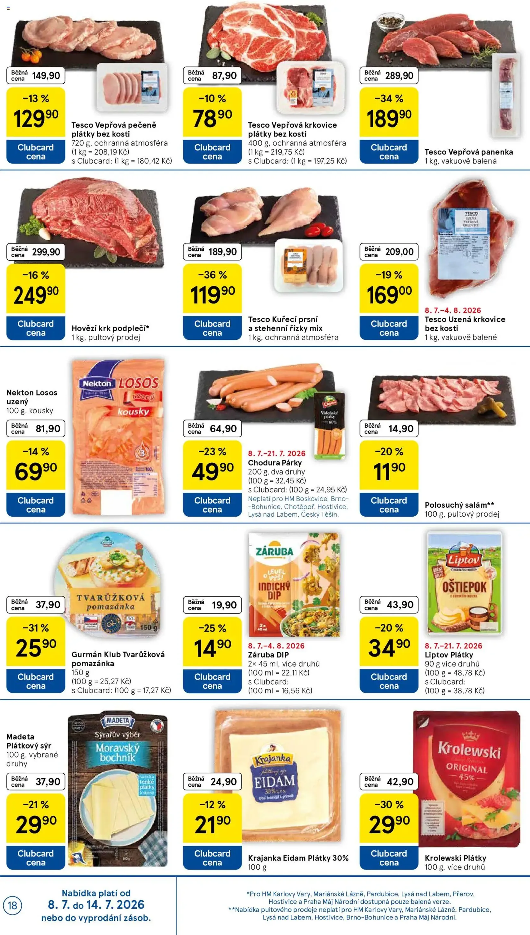 Tesco leták - Hypermarket - platný leták od 08.07.2026 strana 18 z 36