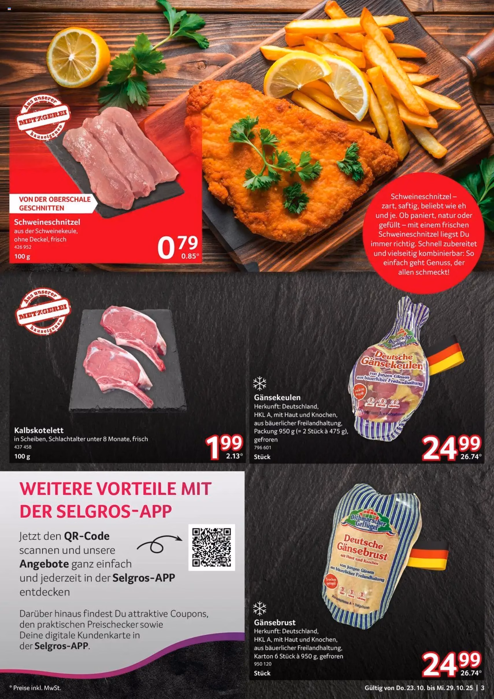 Selgros Prospekt - Gültiger Prospekt ab 23.10.2025, Seite 3 von insgesamt 24 Selgros Prospekt - Gültiger Prospekt ab 23.10.2025, Seite 3 von insgesamt 24