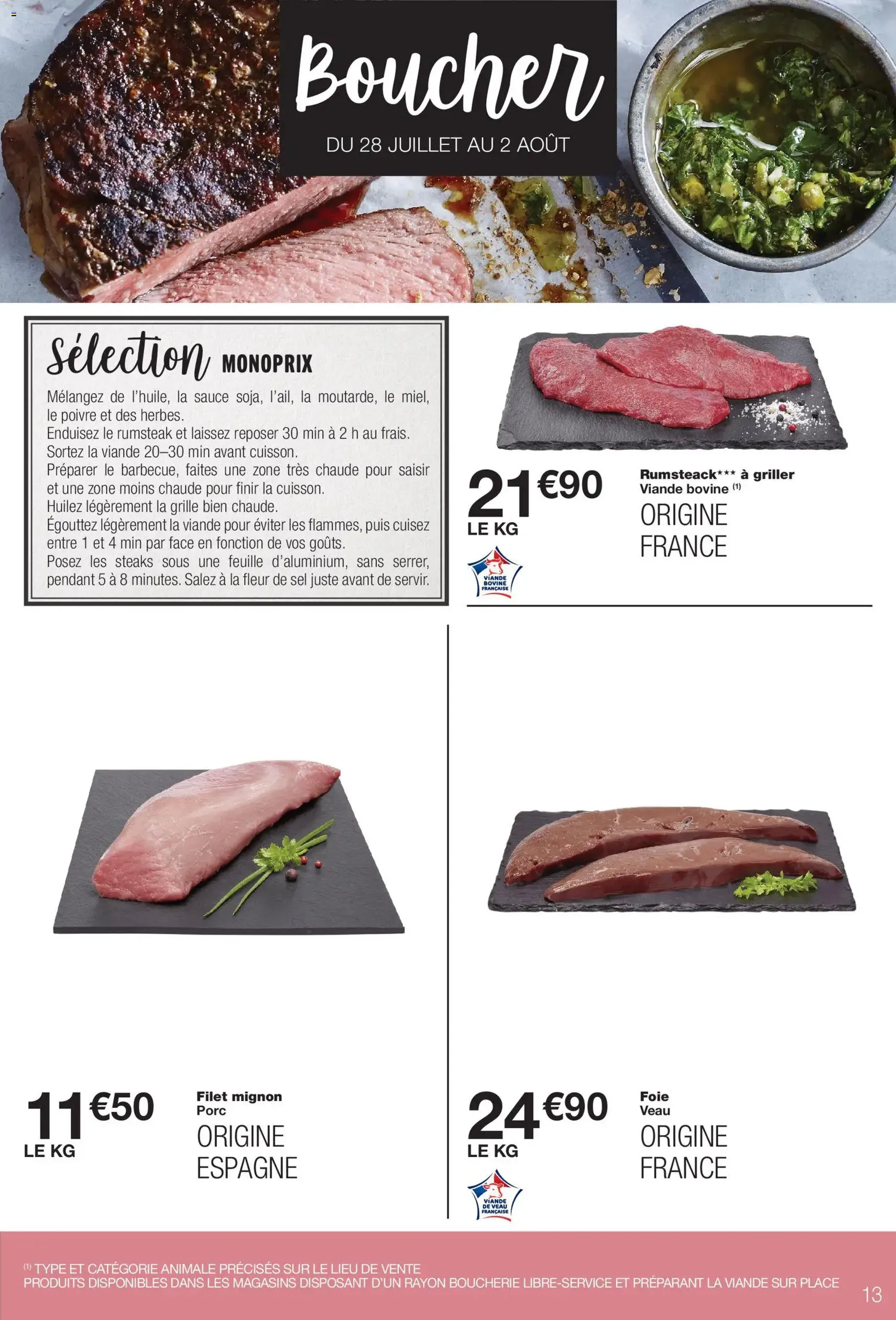 Monoprix catalogue - brochure valable à partir du 28/07/2026, page 13 sur 52