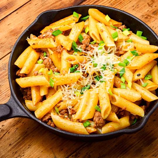 Anteprima ricetta Maiale tritato con pasta