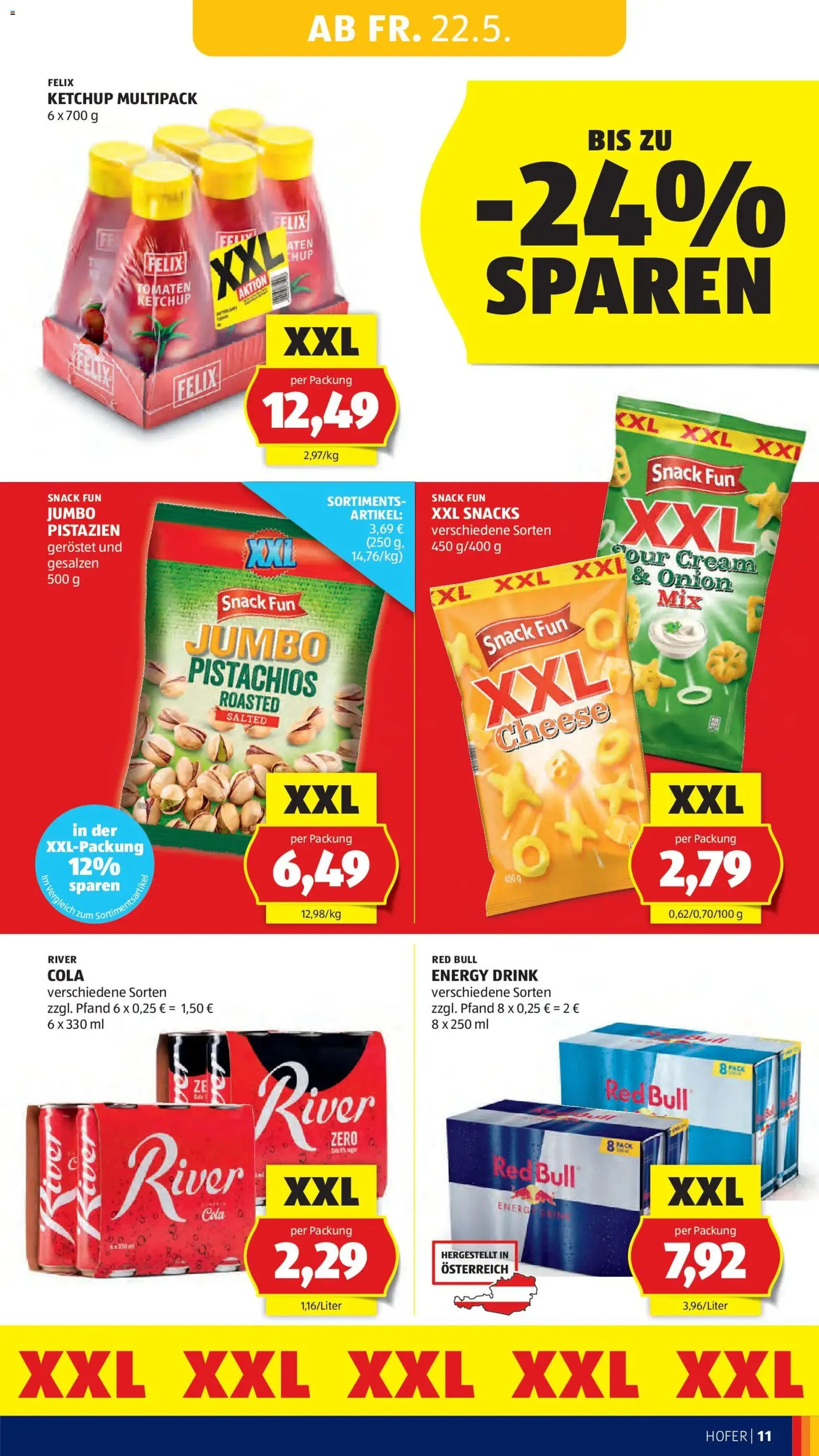 Hofer Flugblatt - Gültiger Prospekt ab 22.05.2026, Seite 15 von insgesamt 46