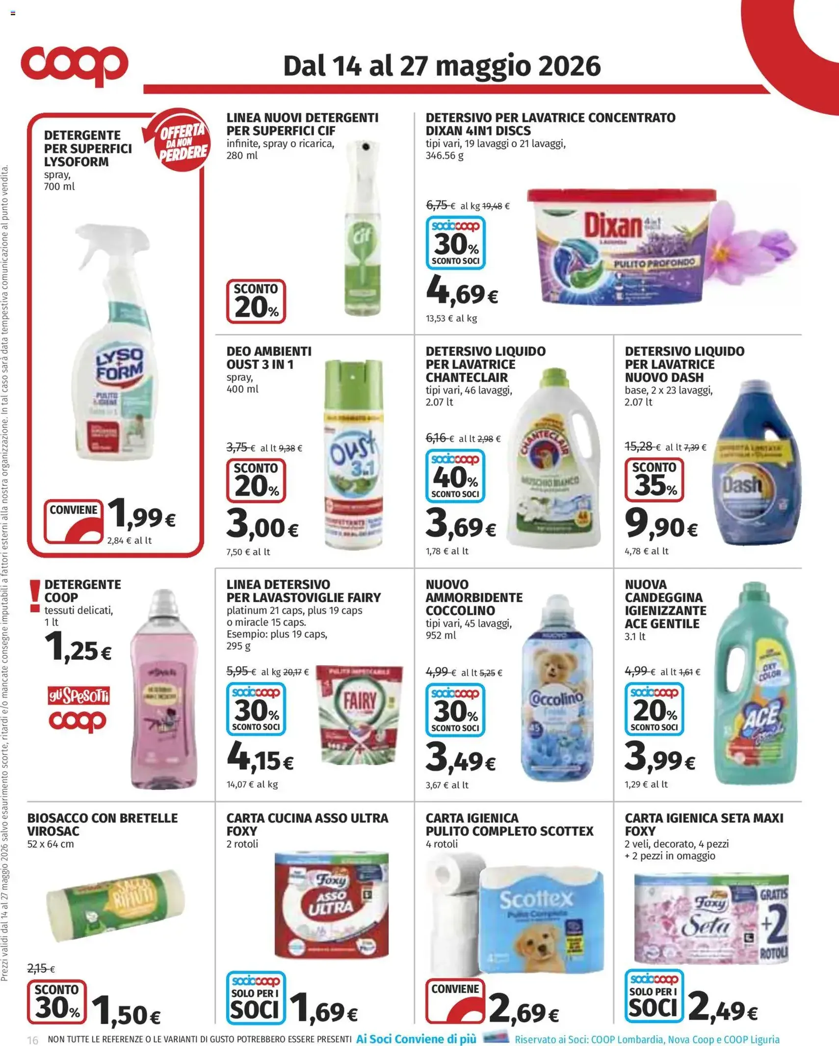 COOP volantino Offerte Top Milano - volantino valido dal 14/05/2026 pagina 16 di 25