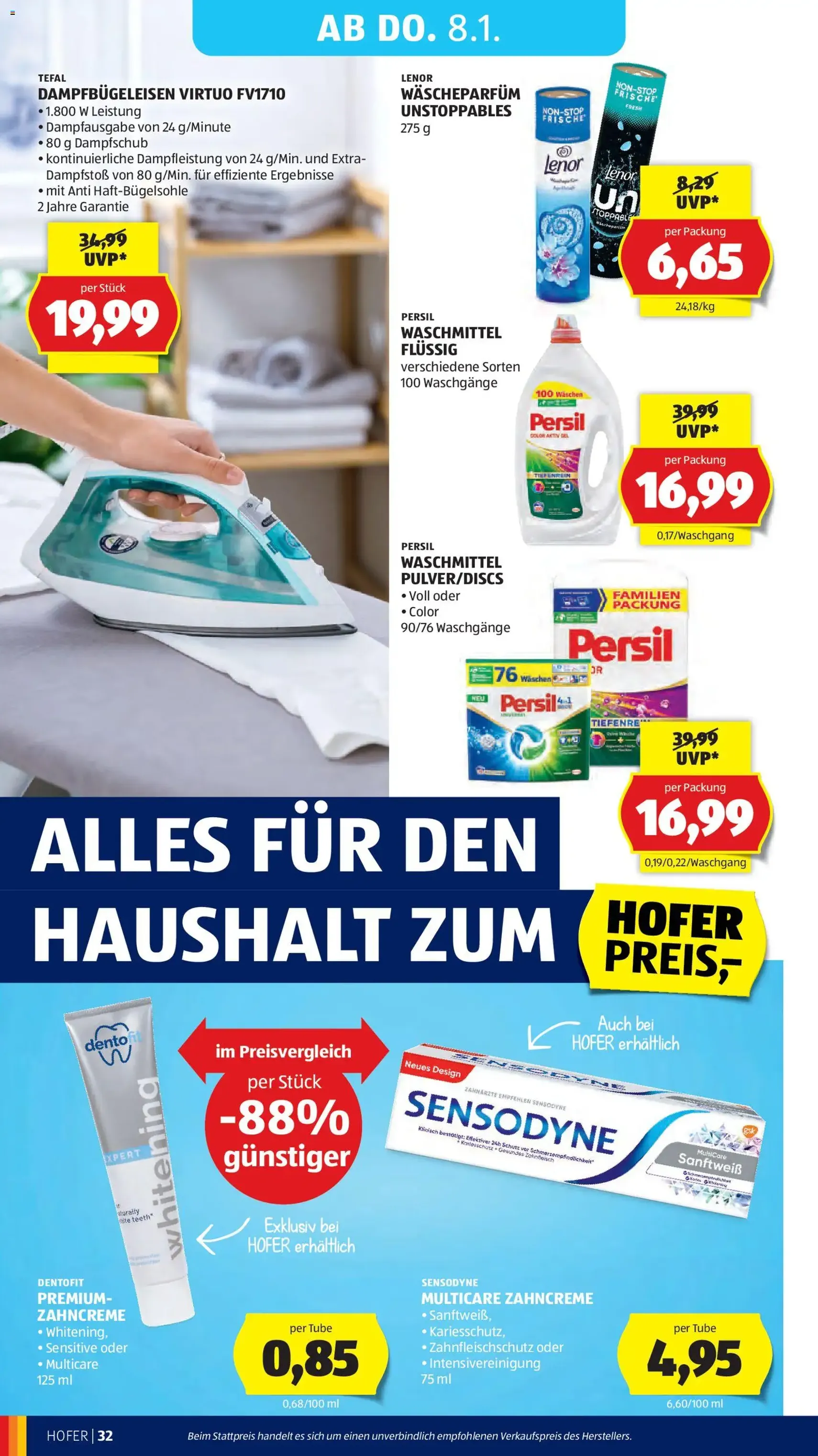 Hofer Flugblatt - Gültiger Prospekt ab 02.01.2026, Seite 36 von insgesamt 45