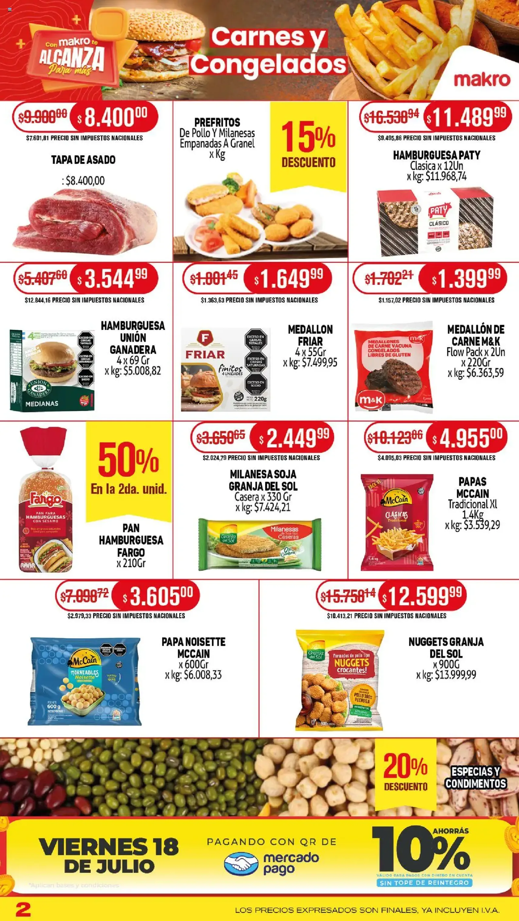 Makro ofertas - folleto válido desde 17/07/2025 página 2 de 12 Makro ofertas - folleto válido desde 17/07/2025 página 2 de 12