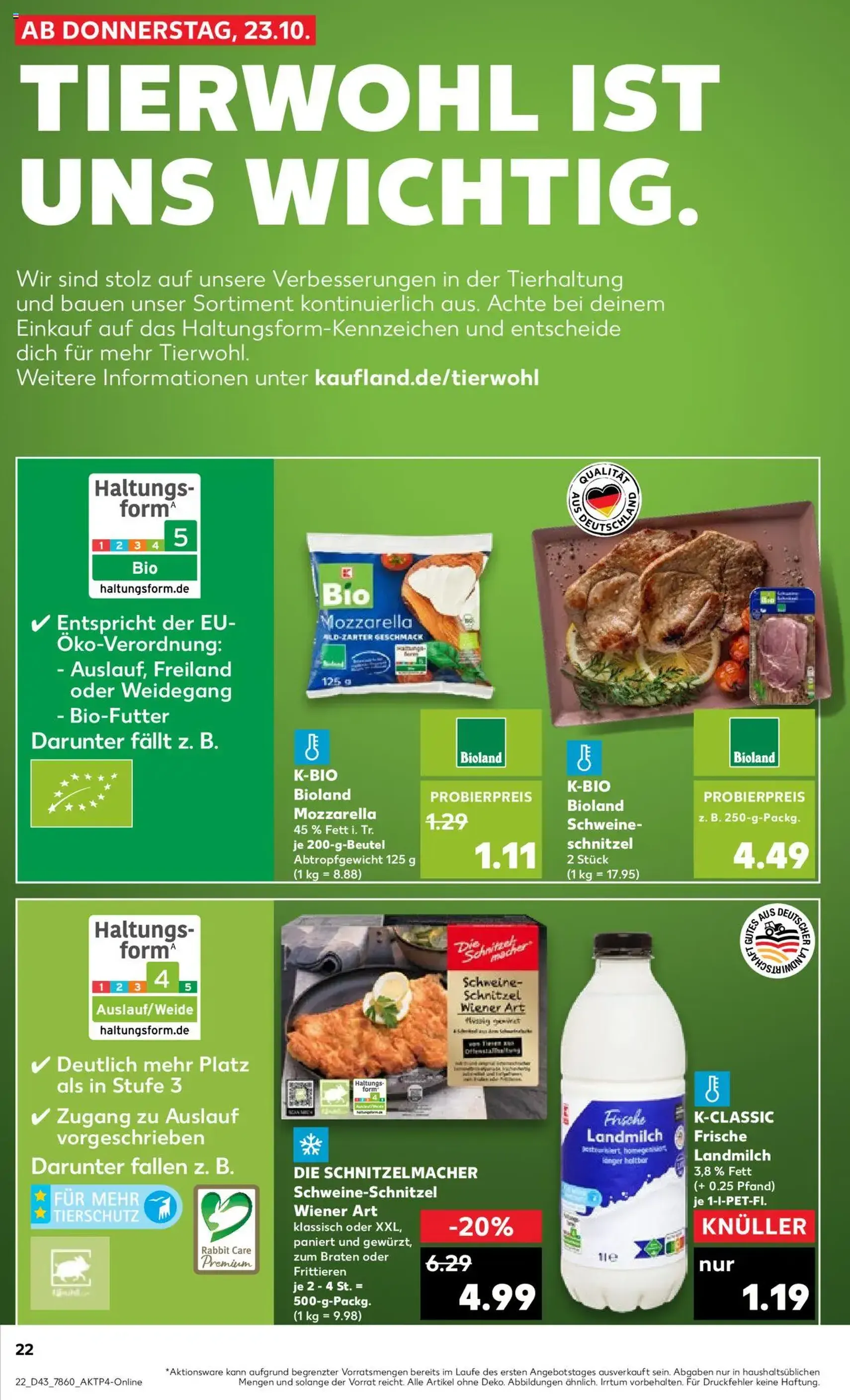 Kaufland Prospekt - Gültiger Prospekt ab 23.10.2025, Seite 22 von insgesamt 61 Kaufland Prospekt - Gültiger Prospekt ab 23.10.2025, Seite 22 von insgesamt 61