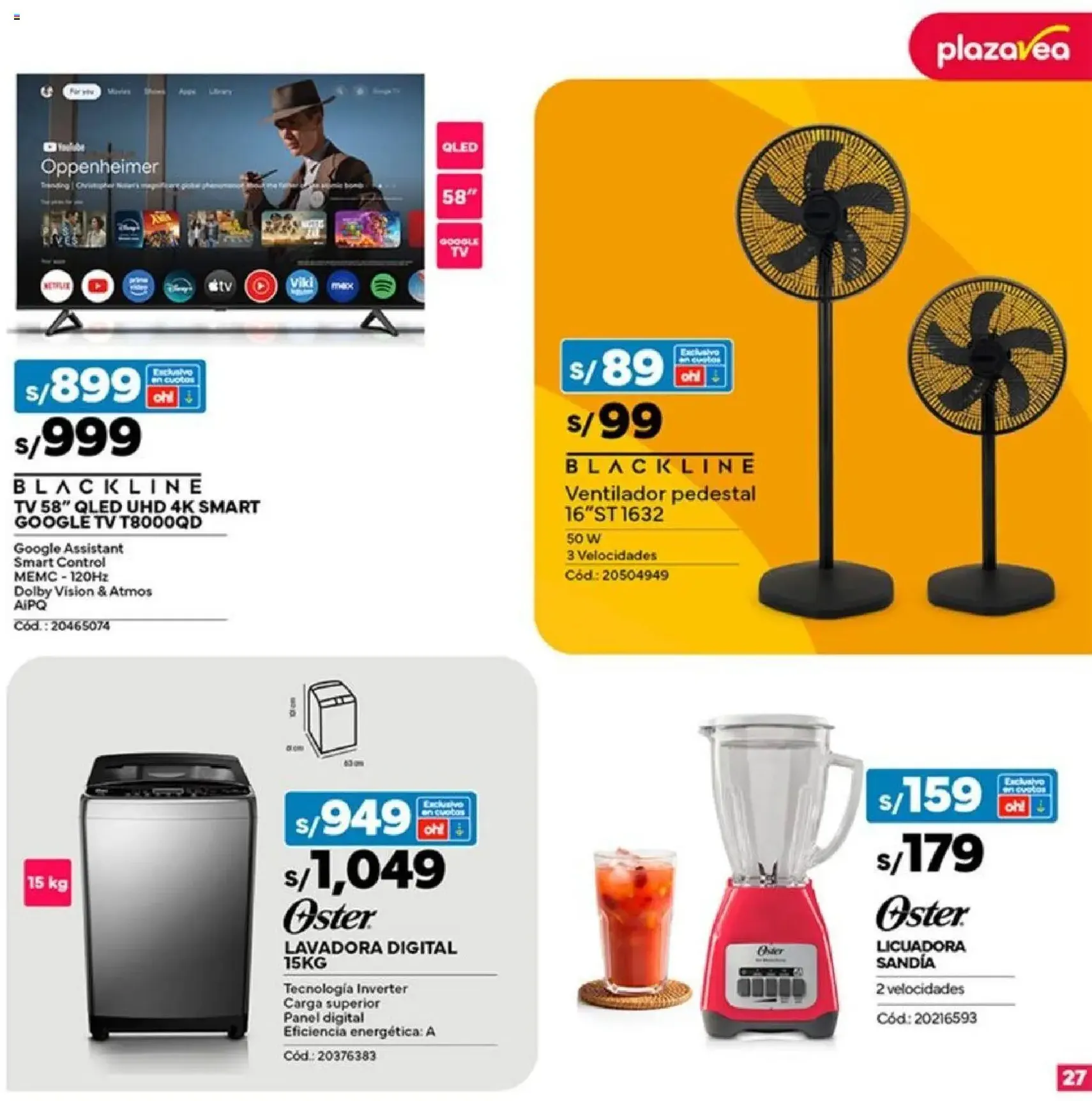 Plaza Vea - ESPECIAL TARAPOTO N2 - folleto válido desde 21/11/2025 página 27 de 28