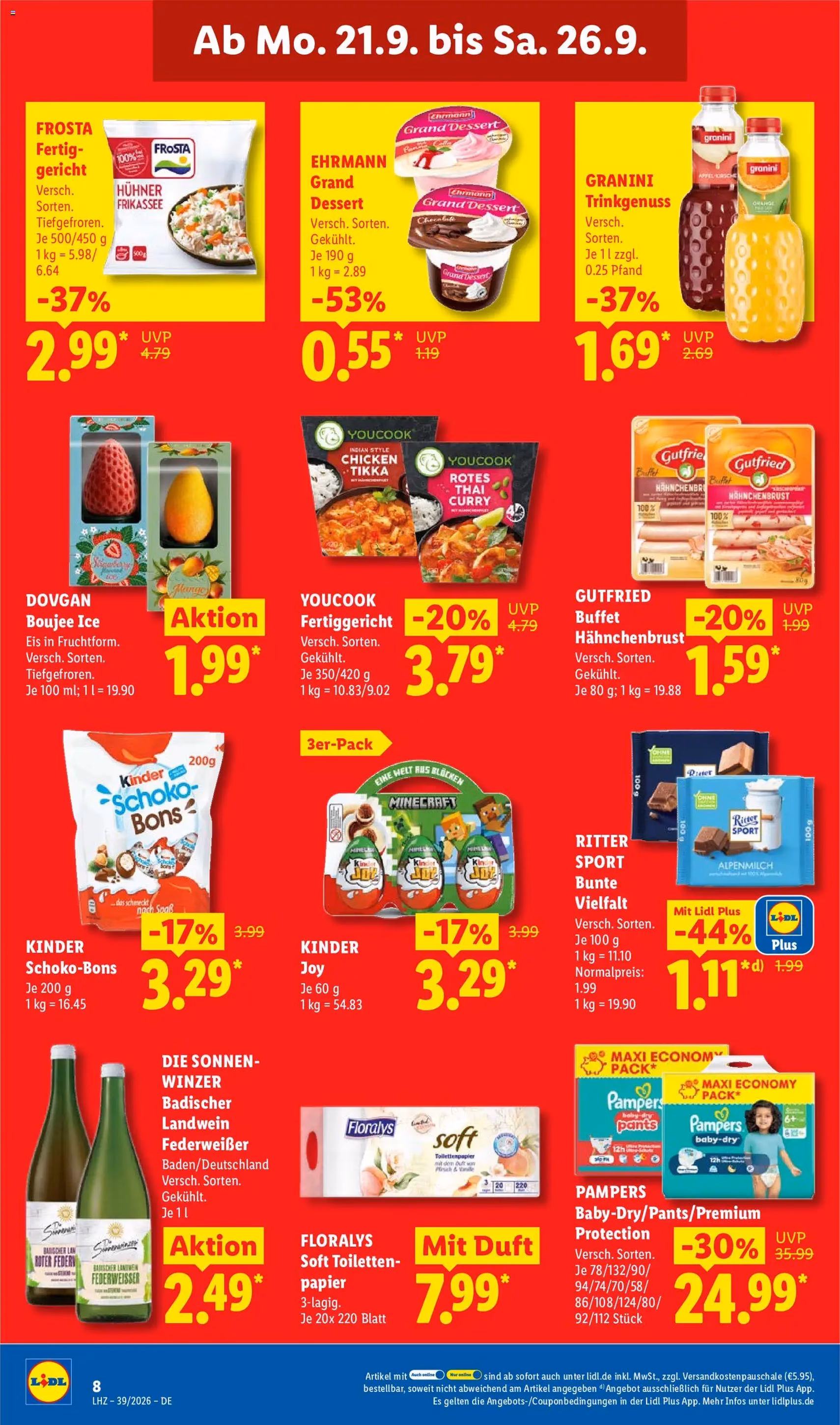 Lidl Prospekt - Gültiger Prospekt ab 21.09.2026, Seite 14 von insgesamt 65