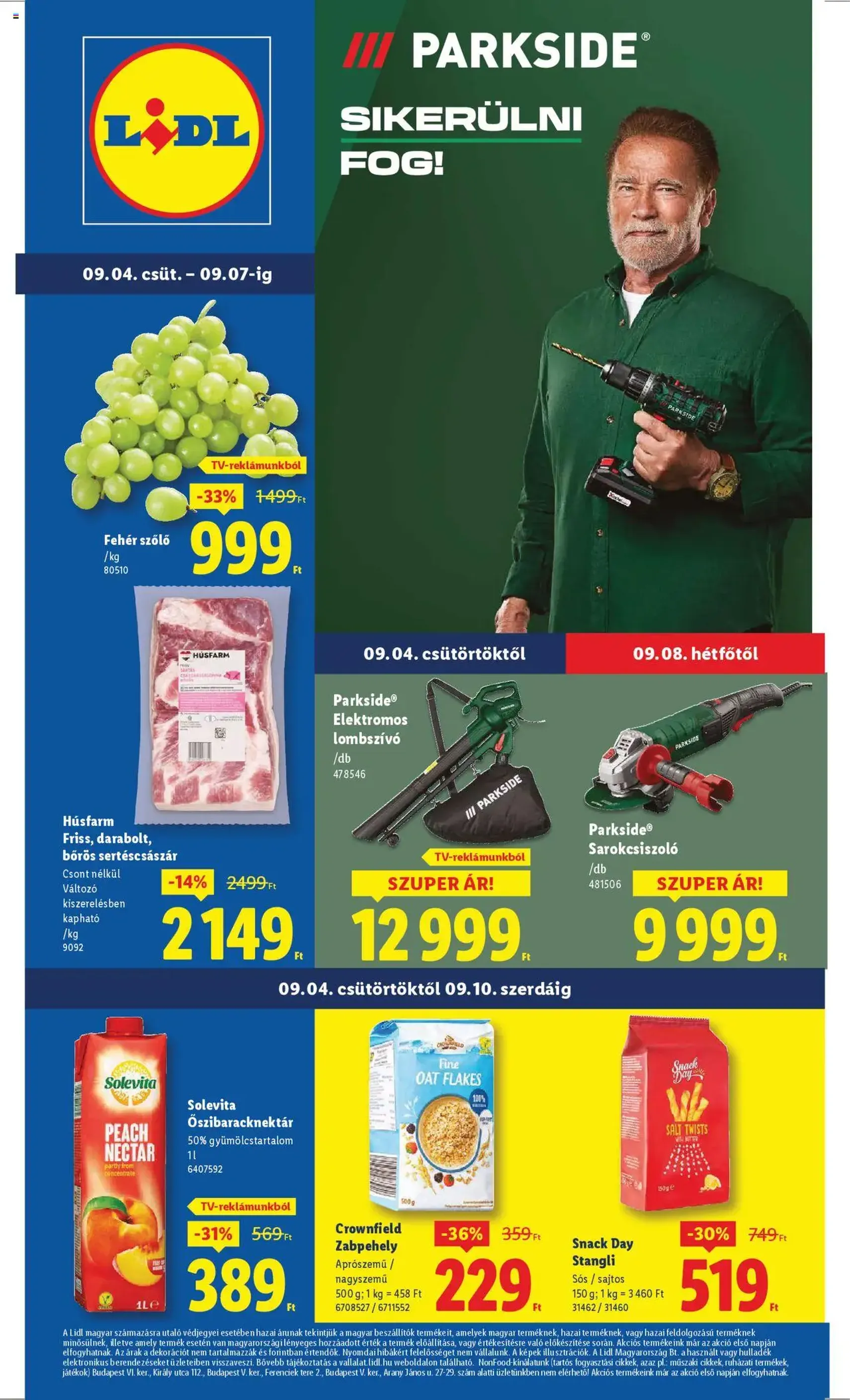 Lidl Akciós újság - 2025.09.04. érvényes szórólap 1 oldal 70 oldalból Lidl Akciós újság - 2025.09.04. érvényes szórólap 1 oldal 70 oldalból