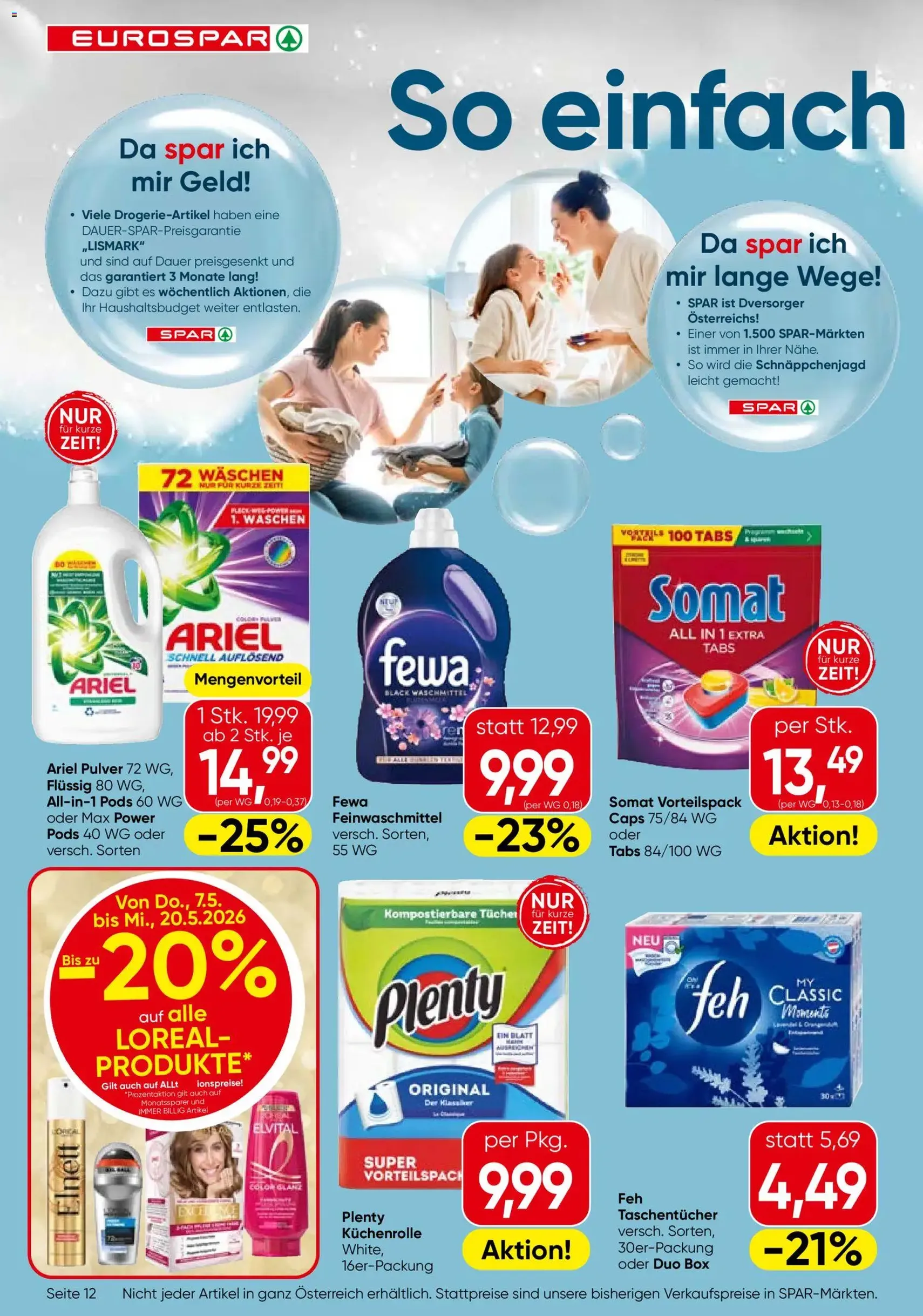 Eurospar Flugblatt - Gültiger Prospekt ab 07.05.2026, Seite 12 von insgesamt 16