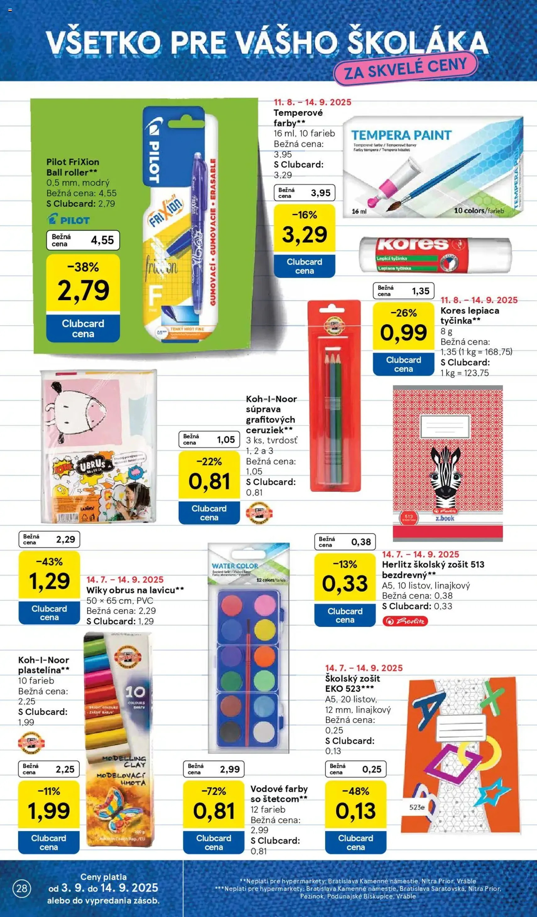 Tesco Hypermarket - leták - platný leták od 03.09.2025 strana 28 z 33 Tesco Hypermarket - leták - platný leták od 03.09.2025 strana 28 z 33